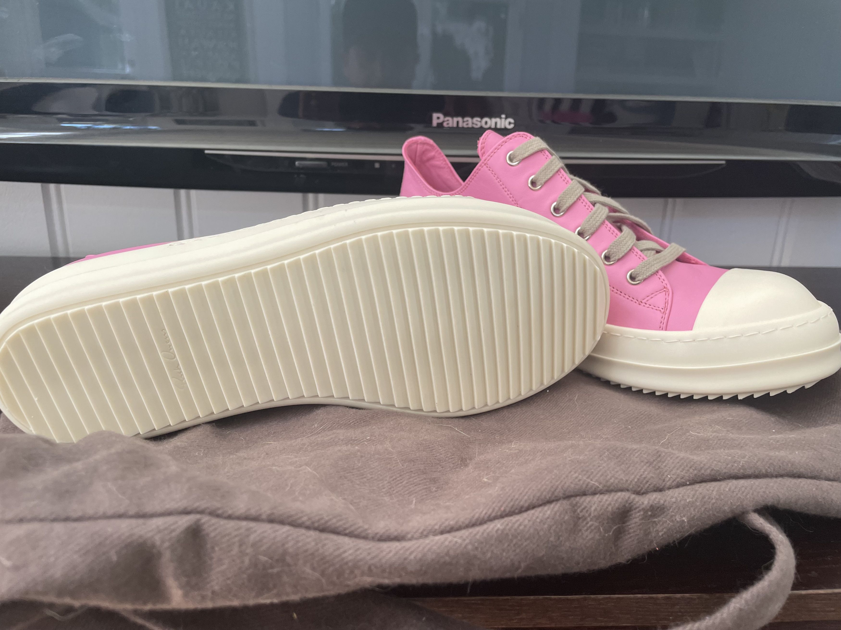 Rick Owens Rick Owens Ramones Pink Pop Low Top Size US 9 / EU 42 - 2 Thumbnail