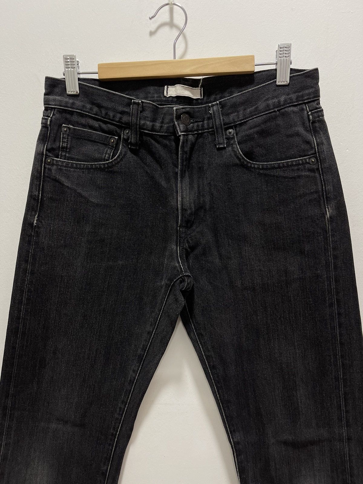 Japanese Brand × Uniqlo DISTRESSED UNIQLO SELVEDGE SLIM FIT DENIM JEANS Size US 29 - 5 Thumbnail