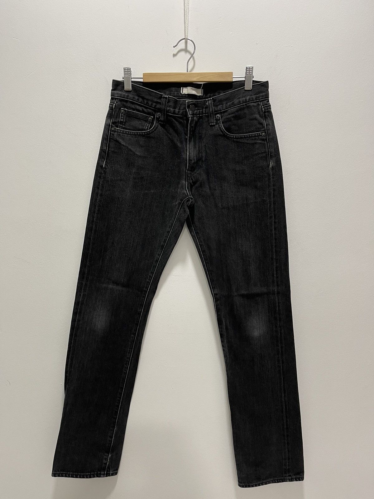 Japanese Brand × Uniqlo DISTRESSED UNIQLO SELVEDGE SLIM FIT DENIM JEANS Size US 29 - 2 Thumbnail