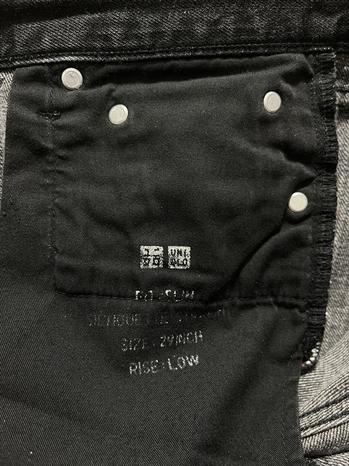 Japanese Brand × Uniqlo DISTRESSED UNIQLO SELVEDGE SLIM FIT DENIM JEANS Size US 29 - 16 Thumbnail