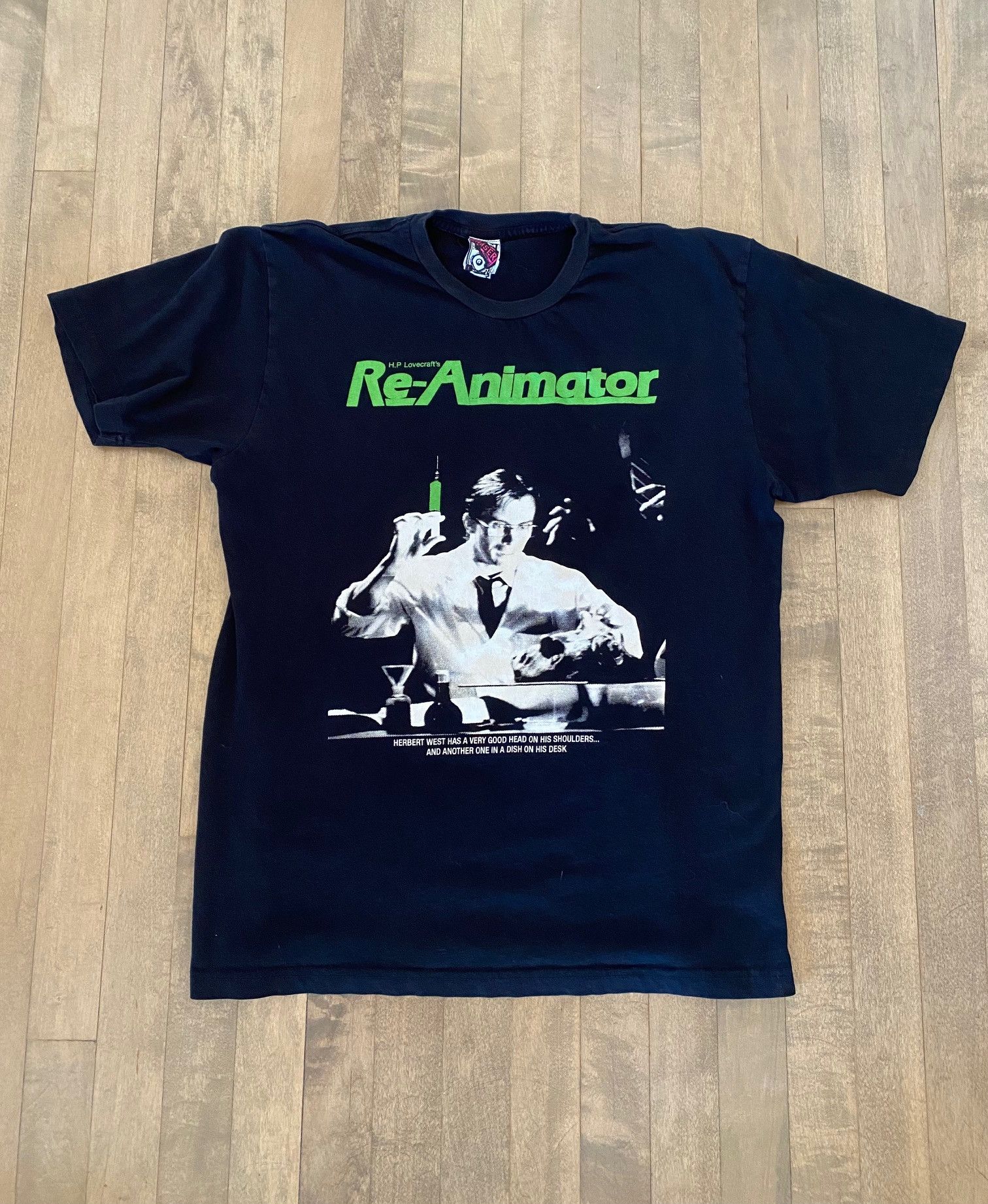 Vintage Reanimator Horror Movie Shirt 2024 — 2000s Re-Animator Promo Tee, Size XL