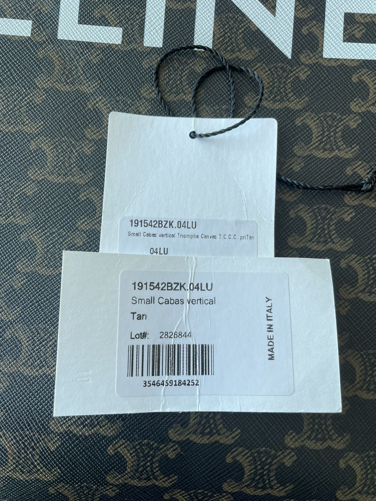Celine × Hedi Slimane Iconic Runway Limited Edition Brand New Triomphe Cabas Tote Size ONE SIZE - 20 Thumbnail