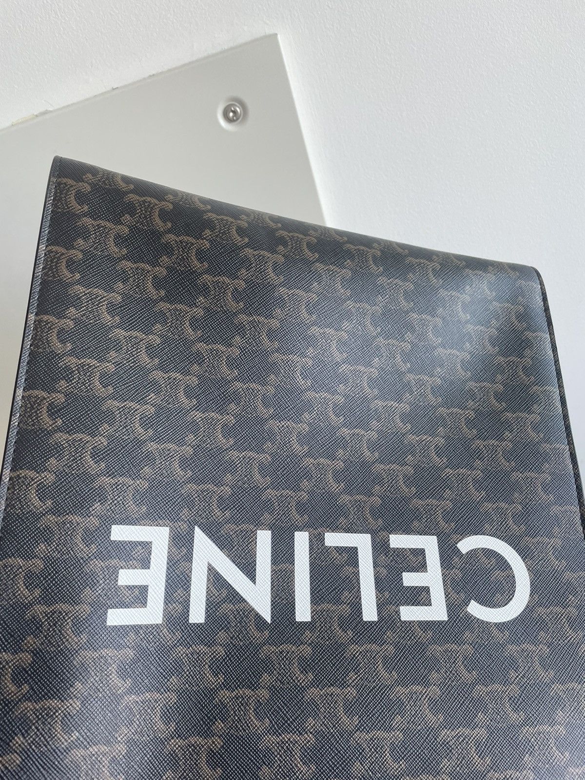 Celine × Hedi Slimane Iconic Runway Limited Edition Brand New Triomphe Cabas Tote Size ONE SIZE - 22 Thumbnail