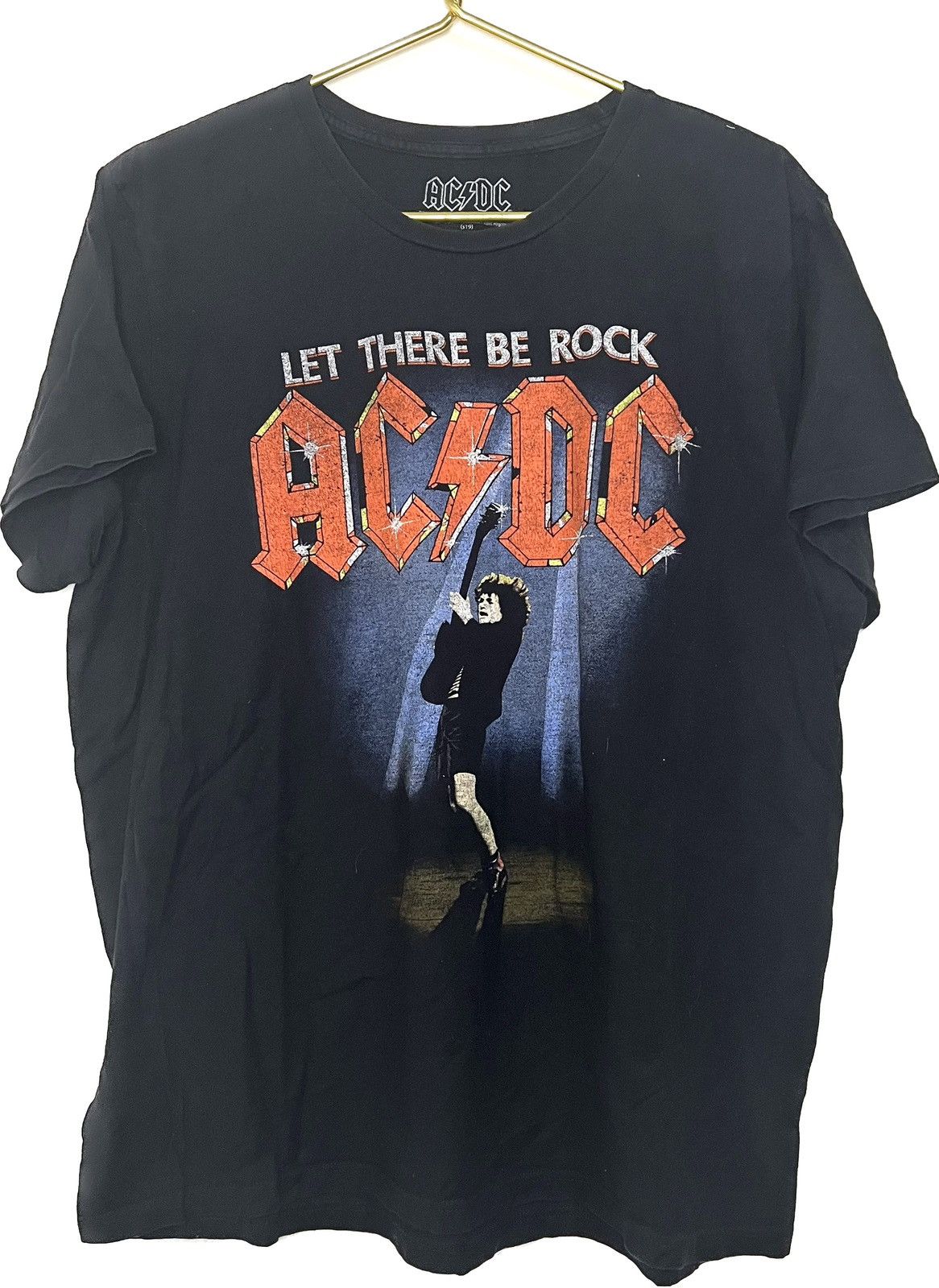 Ac dc vintage acdc let there be rock t shirt grailed