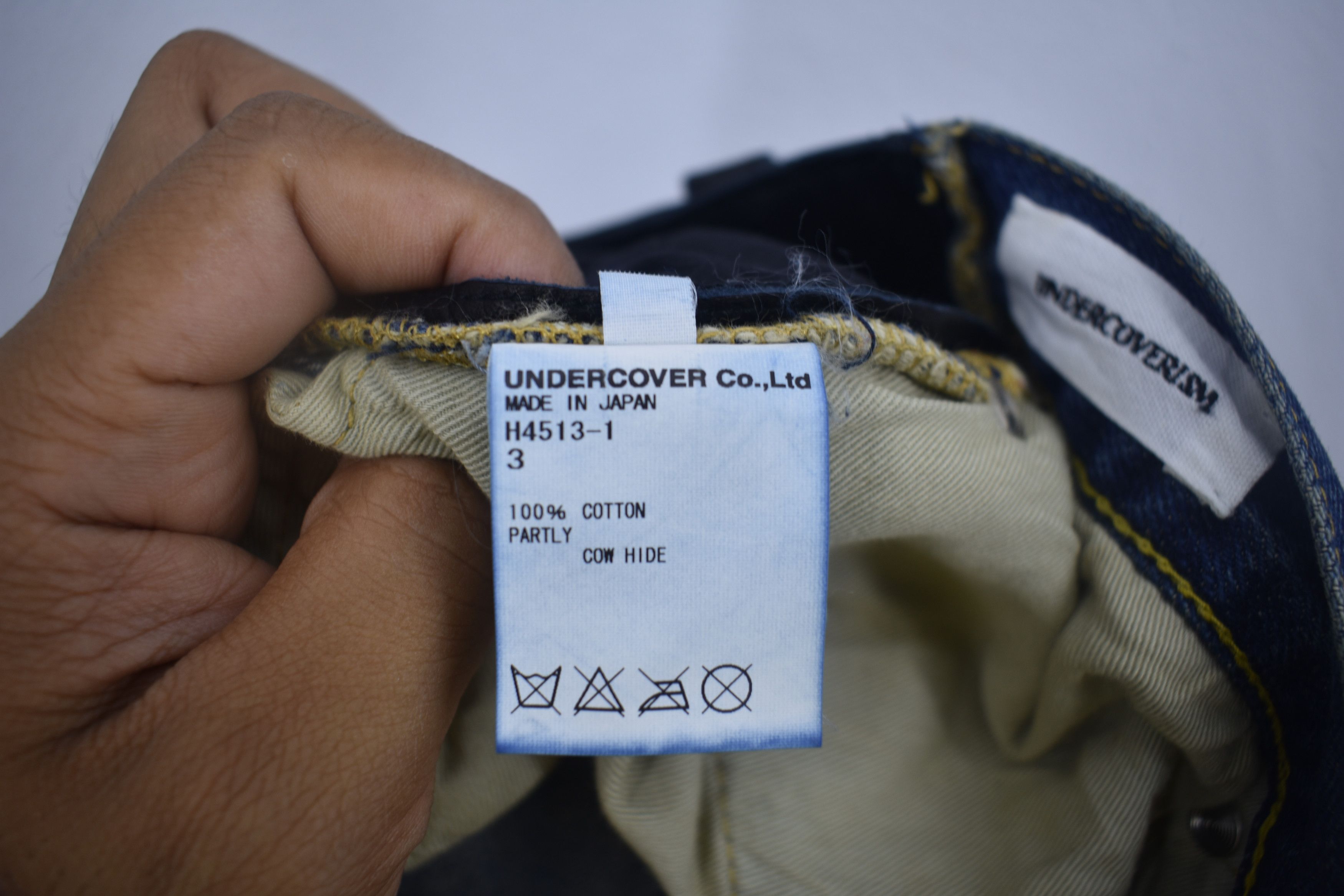 Jun Takahashi × Undercover A042 UNDERCOVER SHORT DENIM Size US 30 / EU 46 - 10 Thumbnail