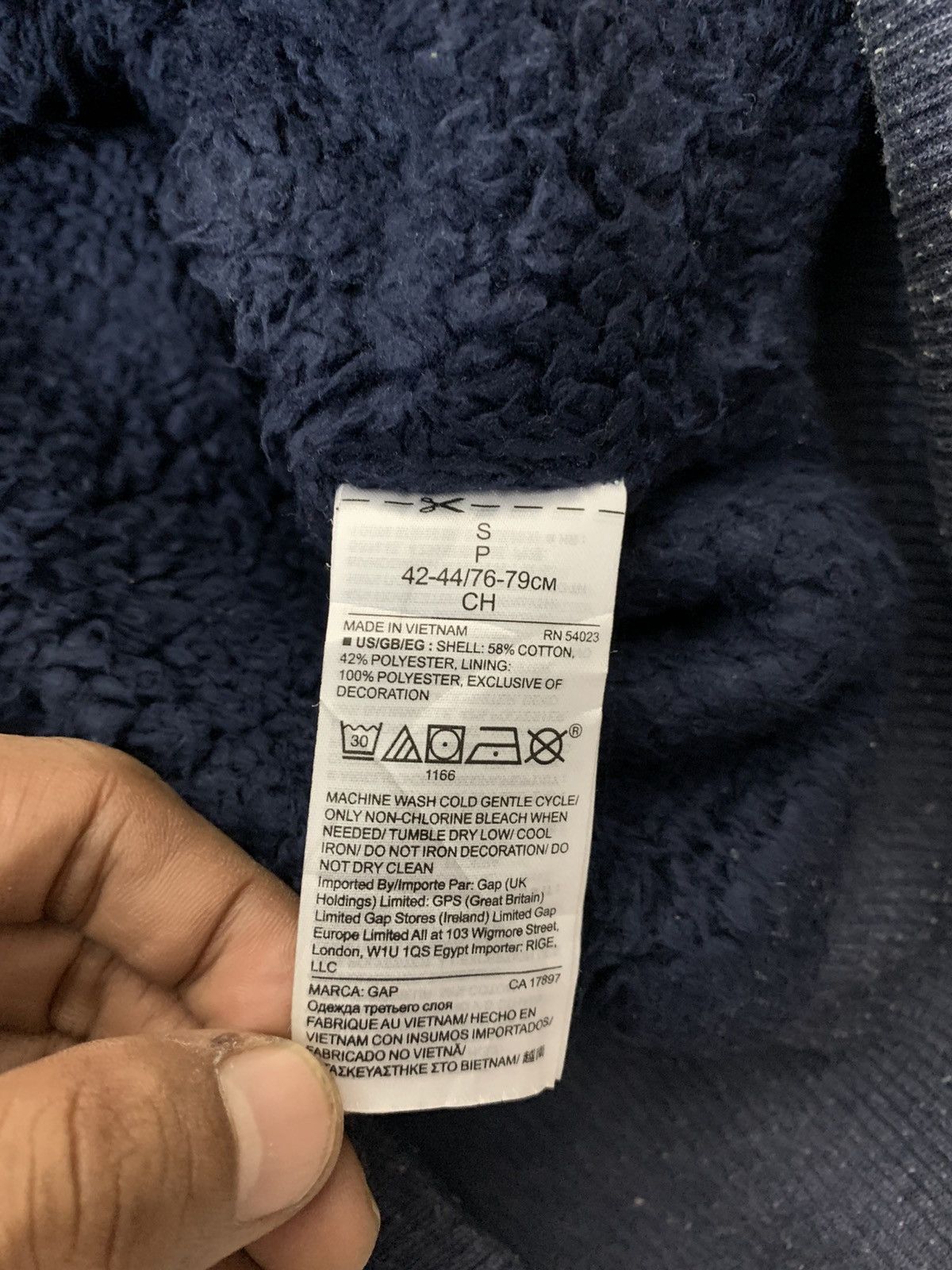 Gap Gap Spellout Zipper Hoodie Size US S / EU 44-46 / 1 - 6 Thumbnail