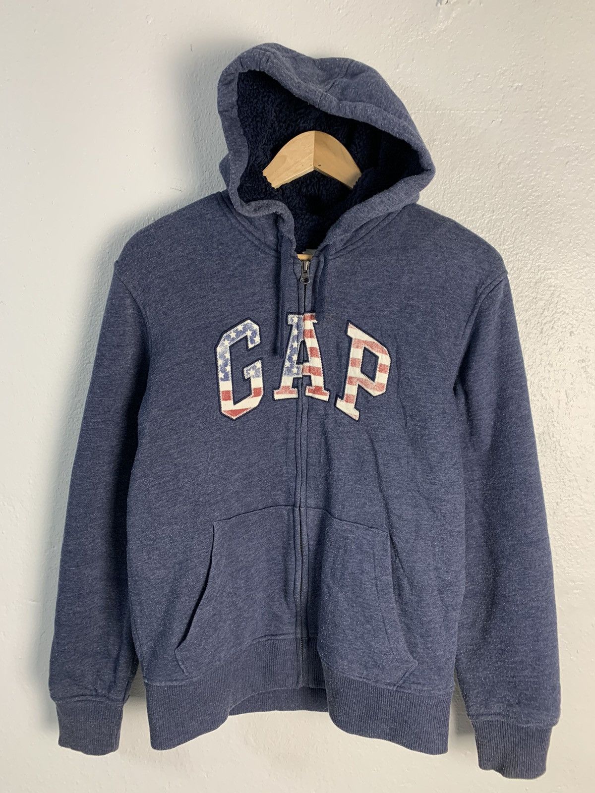 Gap Gap Spellout Zipper Hoodie Size US S / EU 44-46 / 1 - 1 Thumbnail