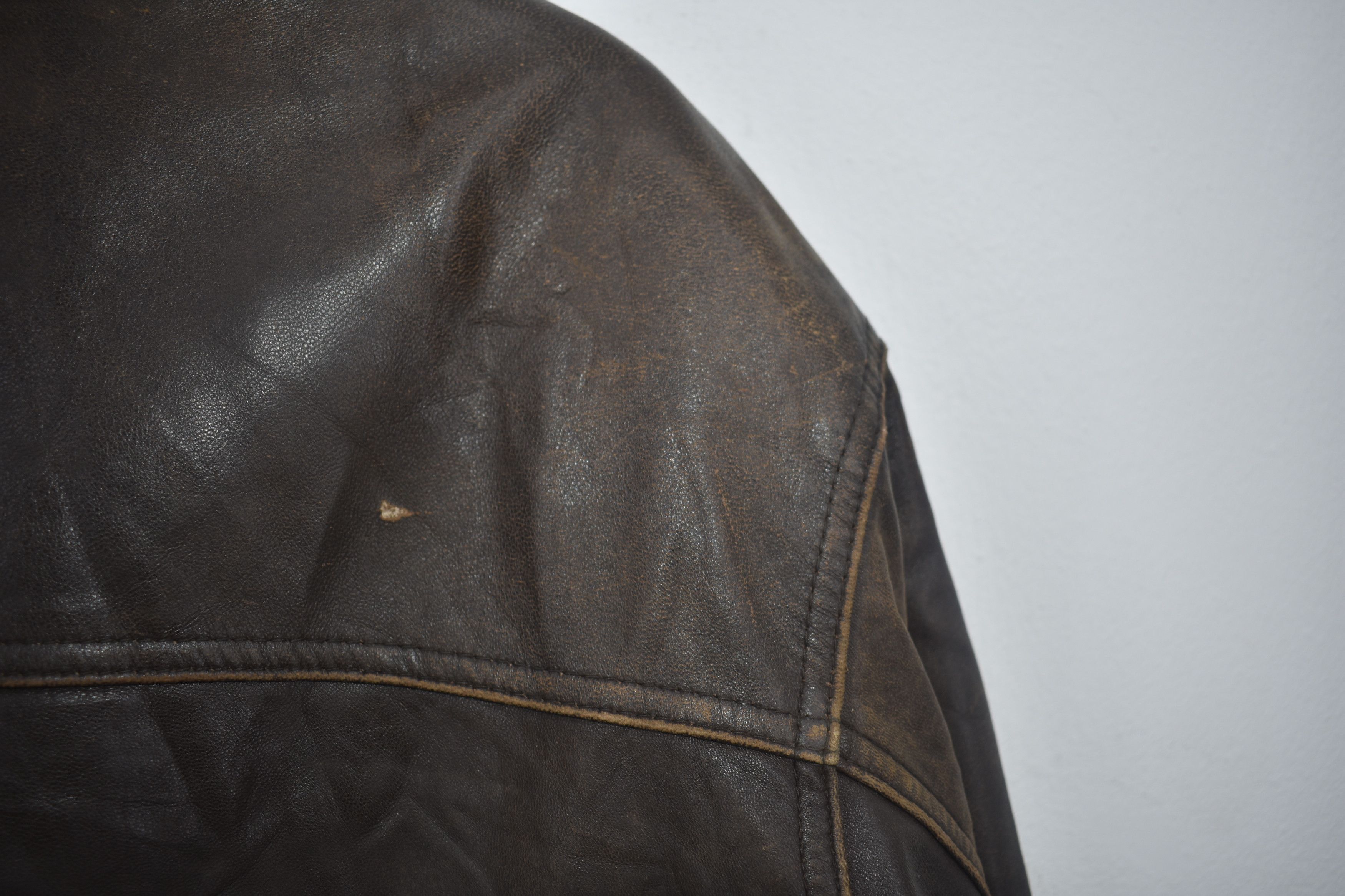 Yves Saint Laurent A041 VINTAGE YSL LEATHER JACKET Size US L / EU 52-54 / 3 - 7 Thumbnail
