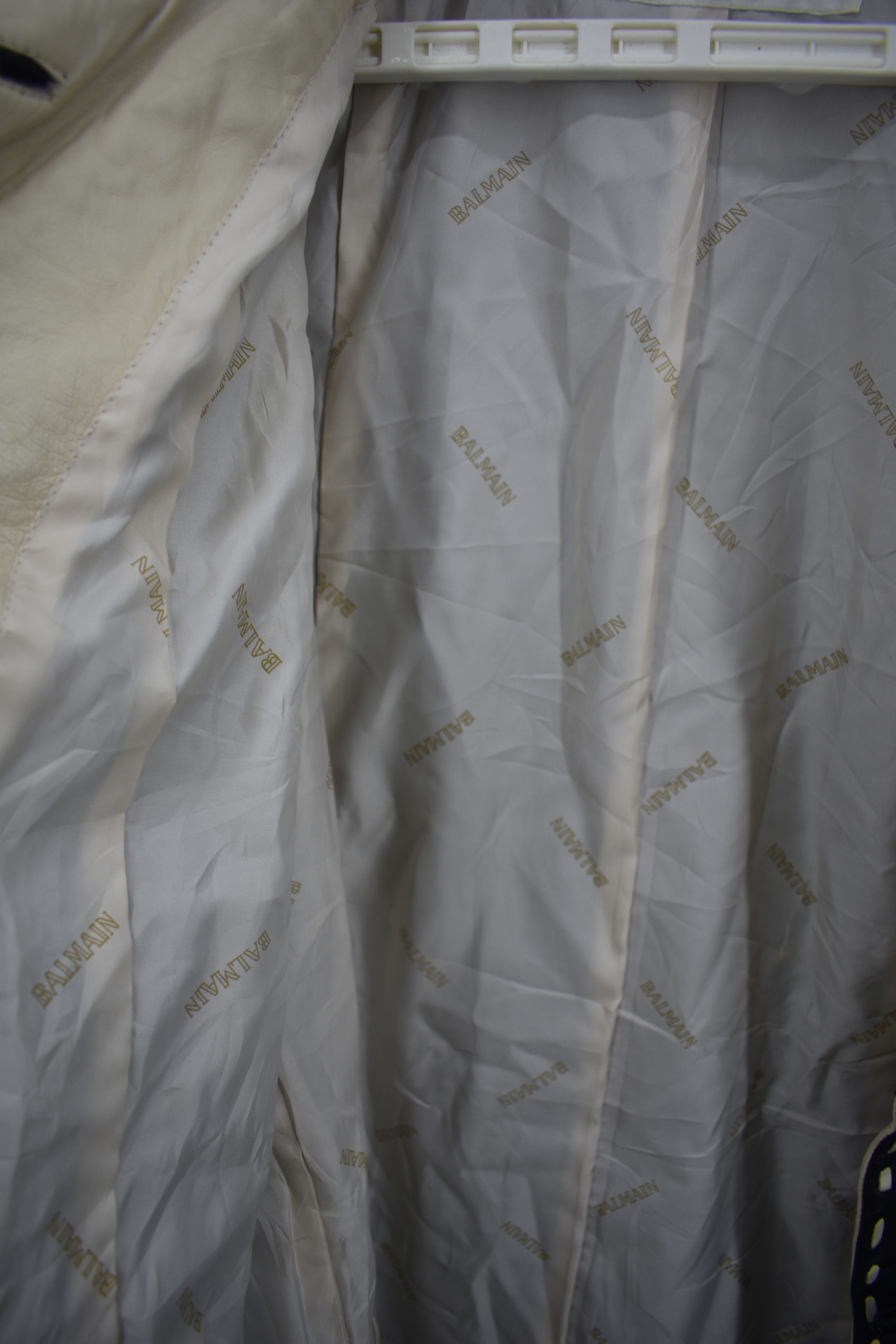 Balmain × Pierre Balmain × Vintage A045 VINTAGE BALMAIN LEATHER JACKET Size US M / EU 48-50 / 2 - 7 Thumbnail