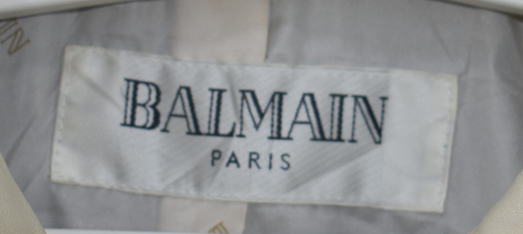 Balmain × Pierre Balmain × Vintage A045 VINTAGE BALMAIN LEATHER JACKET Size US M / EU 48-50 / 2 - 9 Thumbnail