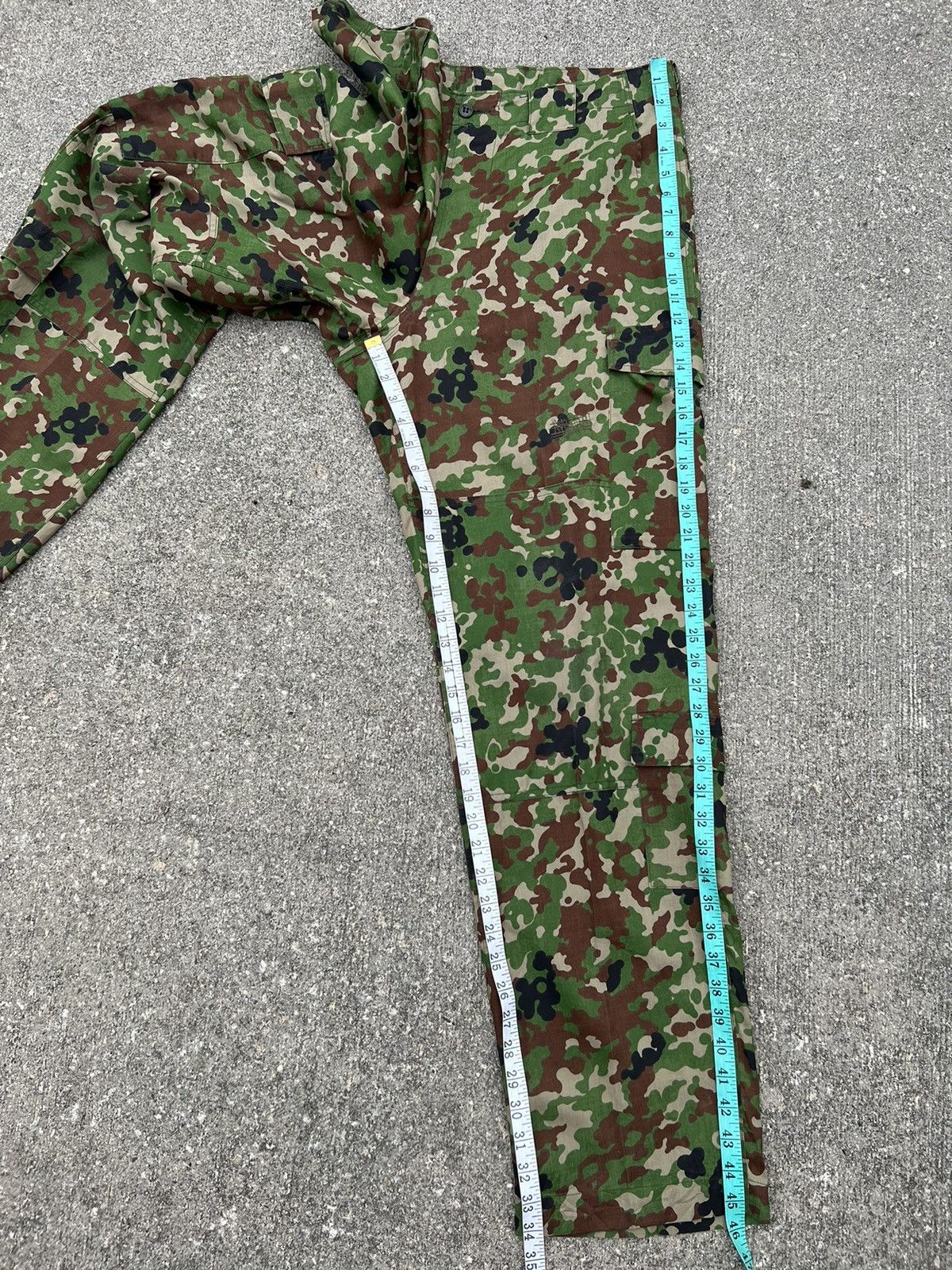 Vintage VTG Japan Jietai Flecktarn JGSDF Camo Cargo Linen Trouser Size US 36 / EU 52 - 4 Thumbnail