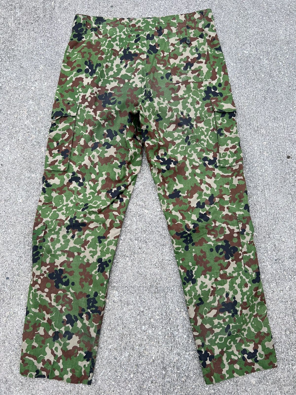 Vintage VTG Japan Jietai Flecktarn JGSDF Camo Cargo Linen Trouser Size US 36 / EU 52 - 5 Thumbnail