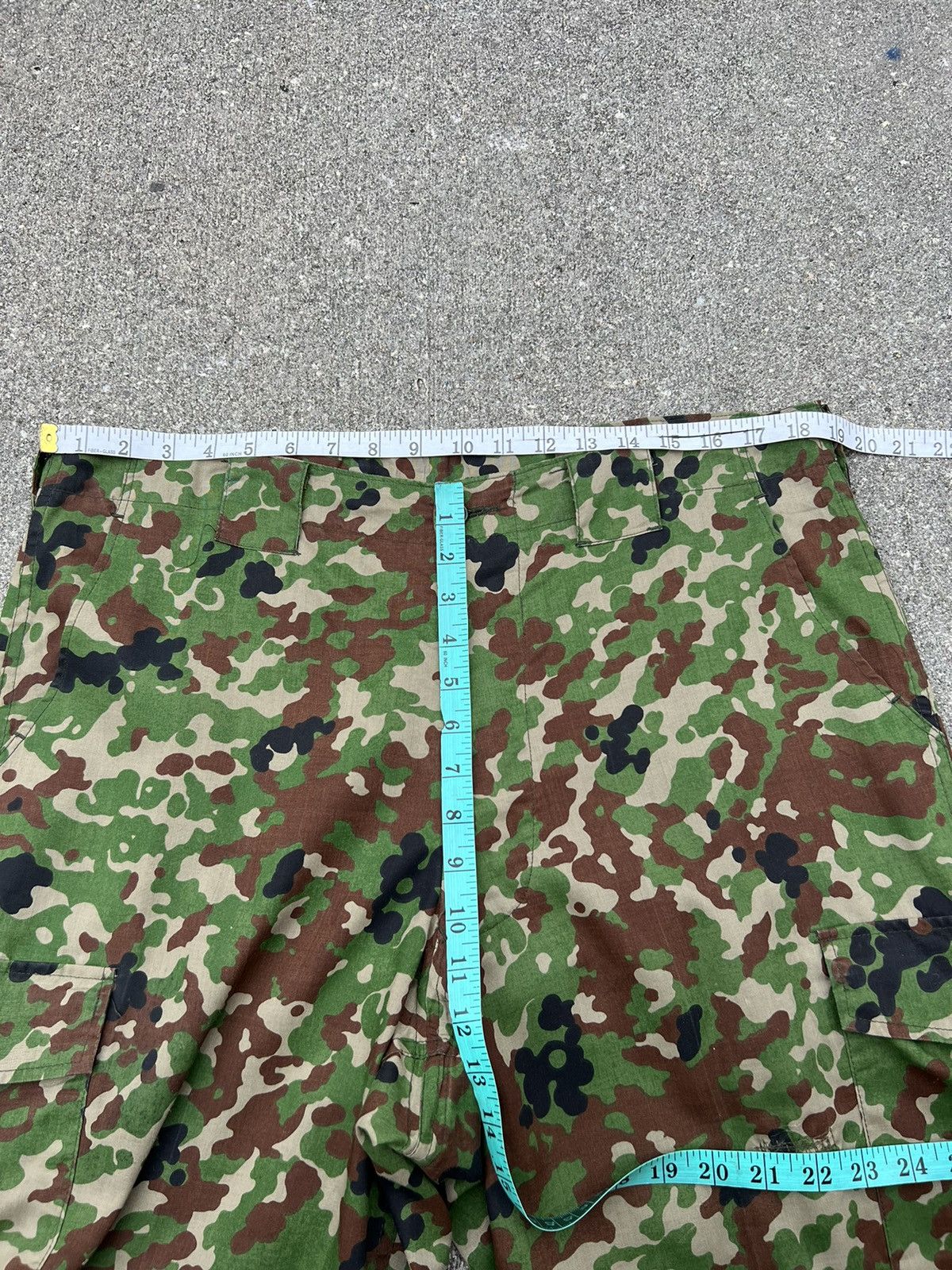 Vintage VTG Japan Jietai Flecktarn JGSDF Camo Cargo Linen Trouser Size US 36 / EU 52 - 2 Thumbnail