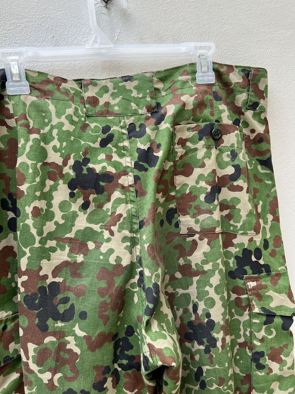Vintage VTG Japan Jietai Flecktarn JGSDF Camo Cargo Linen Trouser Size US 36 / EU 52 - 15 Thumbnail