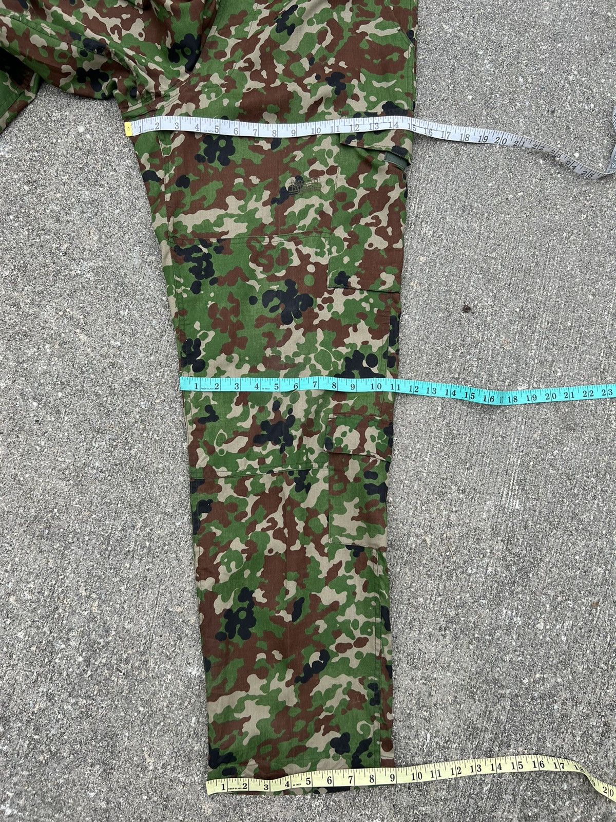 Vintage VTG Japan Jietai Flecktarn JGSDF Camo Cargo Linen Trouser Size US 36 / EU 52 - 3 Thumbnail