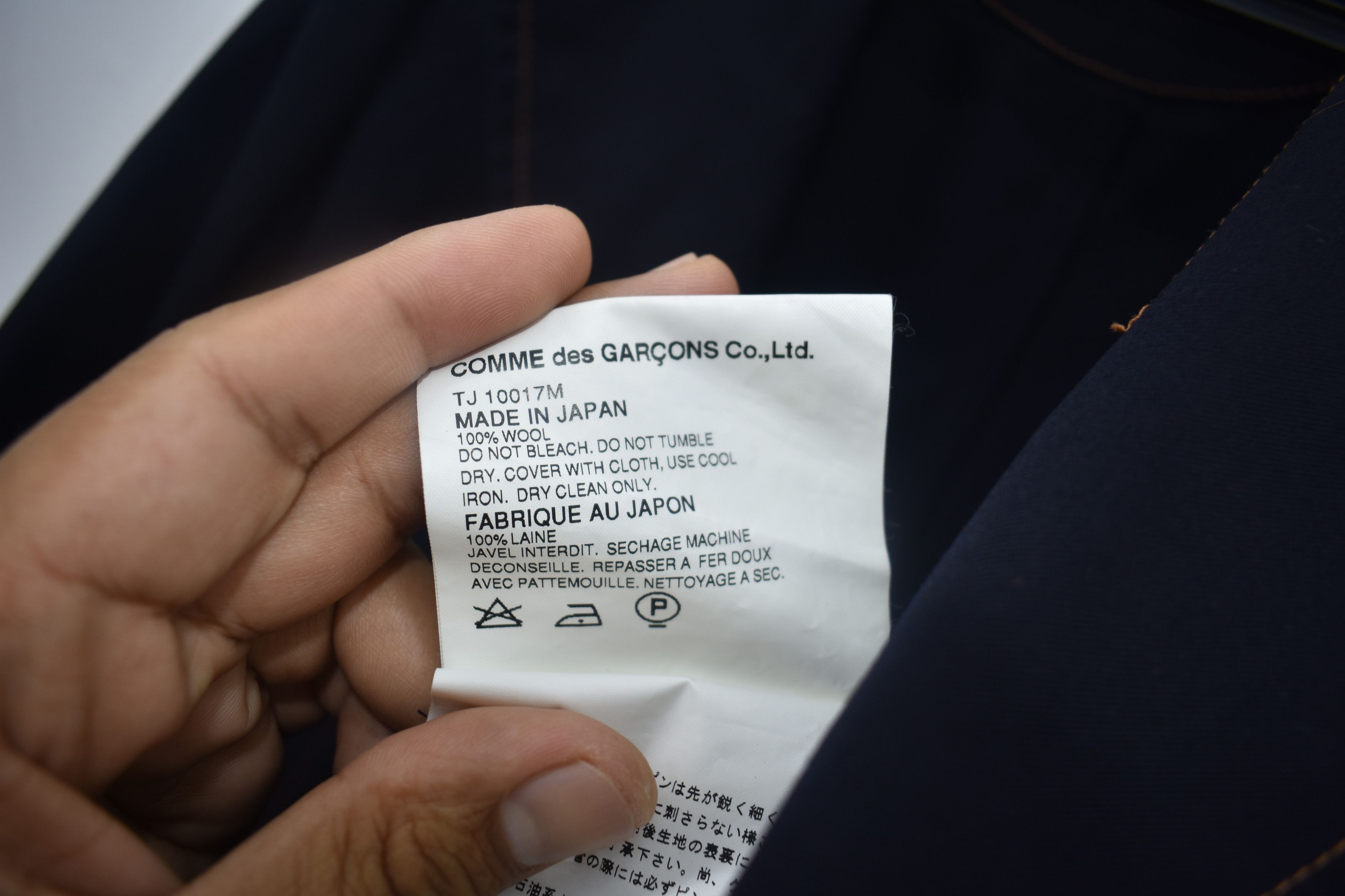 Japanese Brand × Rei Kawakubo × Tricot Comme des Garcons A046 VINTAGE COMME DES GARCONS CASUAL COAT Size M / US 6-8 / IT 42-44 - 5 Thumbnail