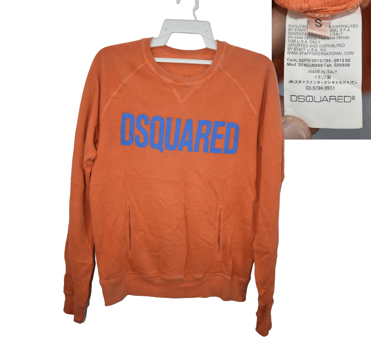 A047 DSQUARED2 BIG LOGO SWEATSHIRT