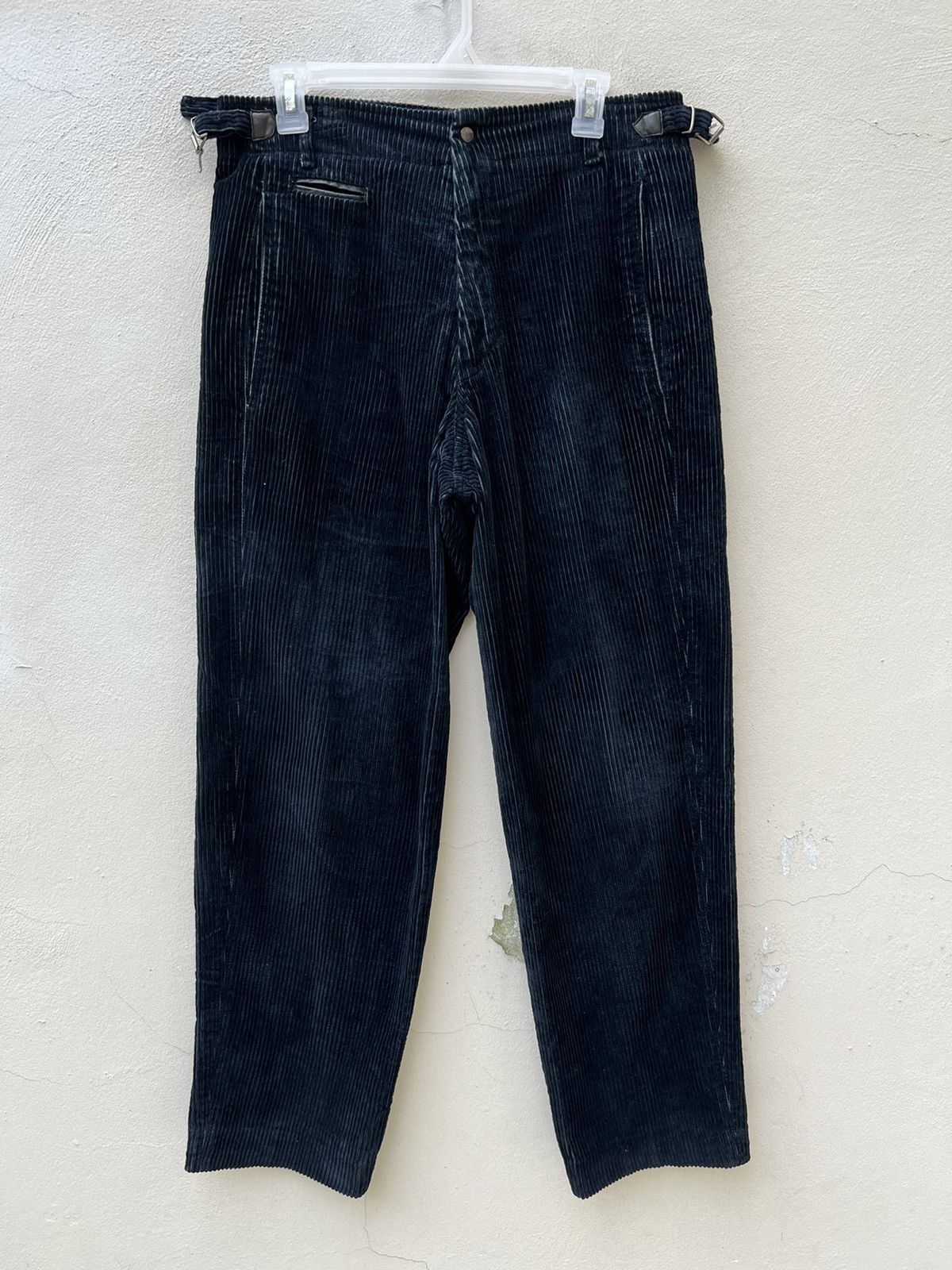 Designer × Vintage Vintage 80s Andrew Savvides Opti Zip Gurkha Cord Trouser Size US 32 / EU 48 - 6 Thumbnail