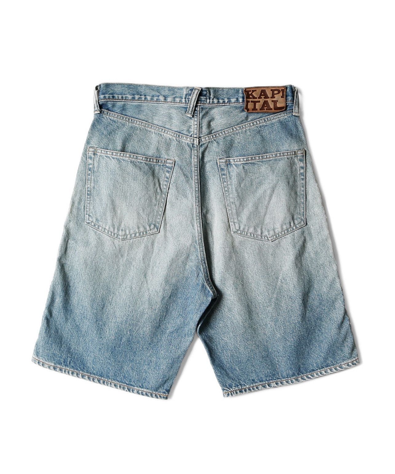 Kapital Kapital 14oz Denim 5p studs remake shorts 32 Size US 32 / EU 48 - 3 Thumbnail