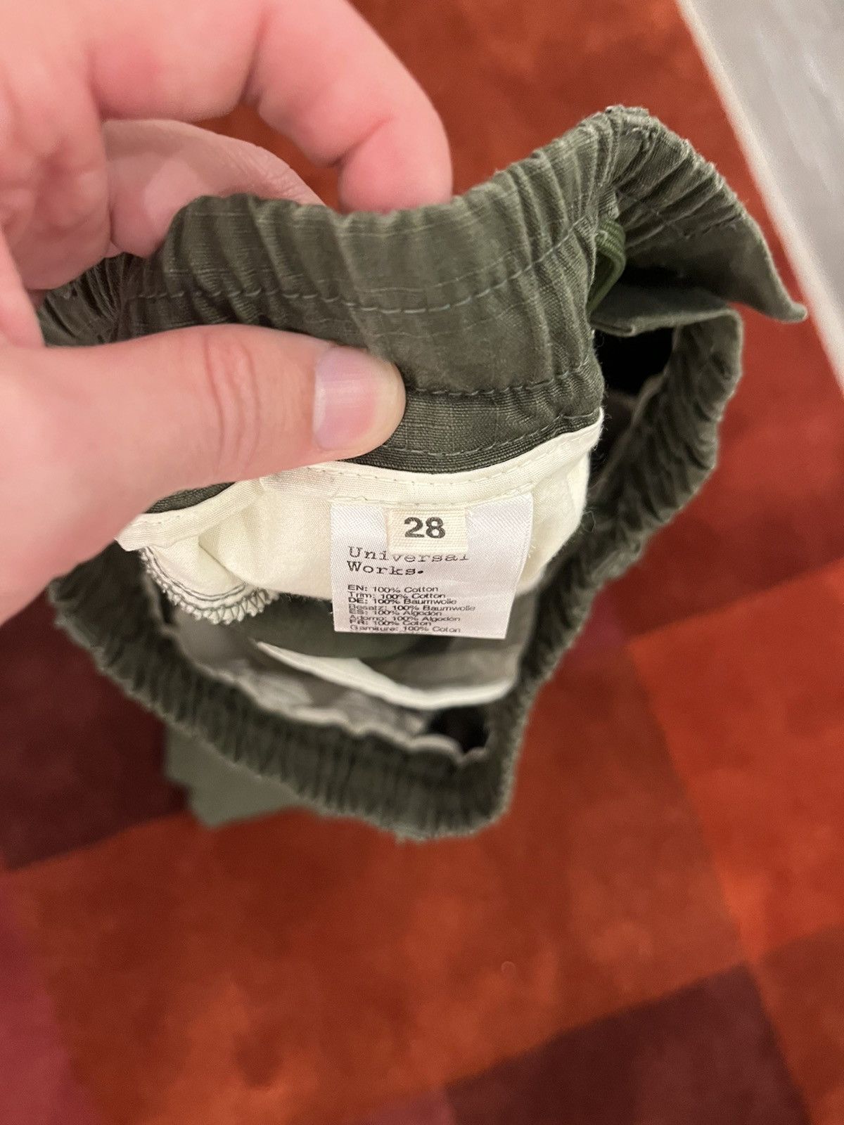 Universal Works Universal Works Pleated Track Pant in Olive Tweed Size US 28 / EU 44 - 2 Thumbnail