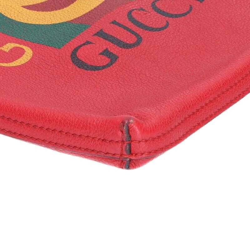 Gucci Gucci Red leather pouch Size ONE SIZE - 6 Thumbnail