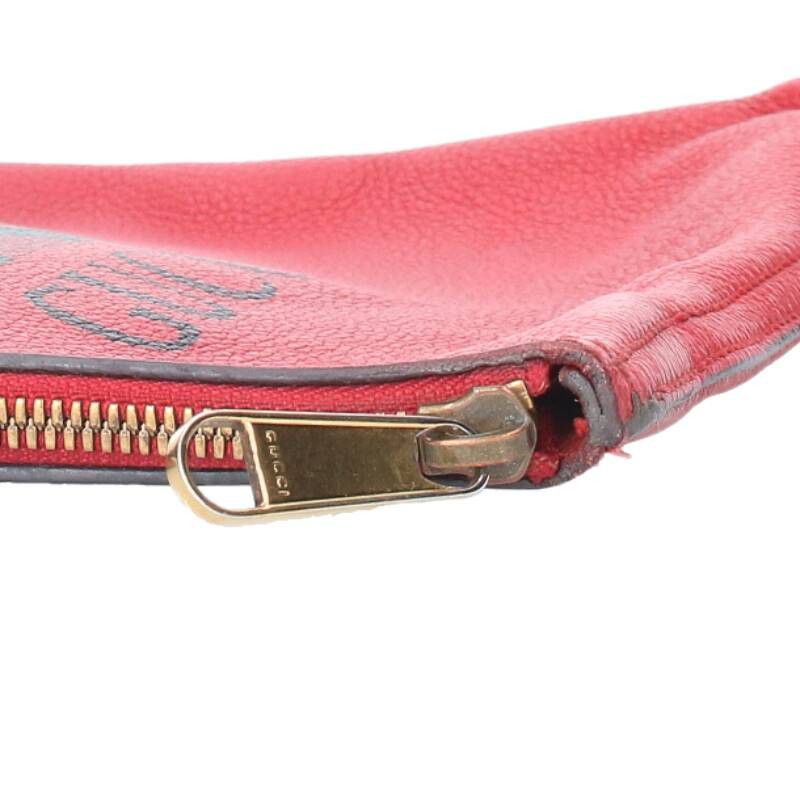 Gucci Gucci Red leather pouch Size ONE SIZE - 4 Thumbnail