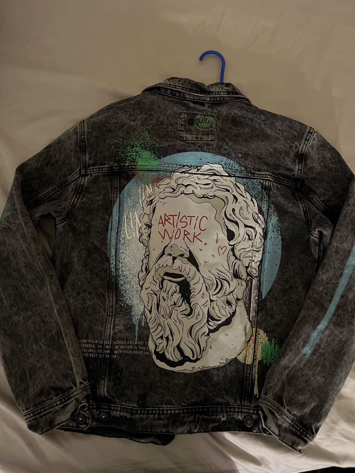 Zara graffiti jacket sales