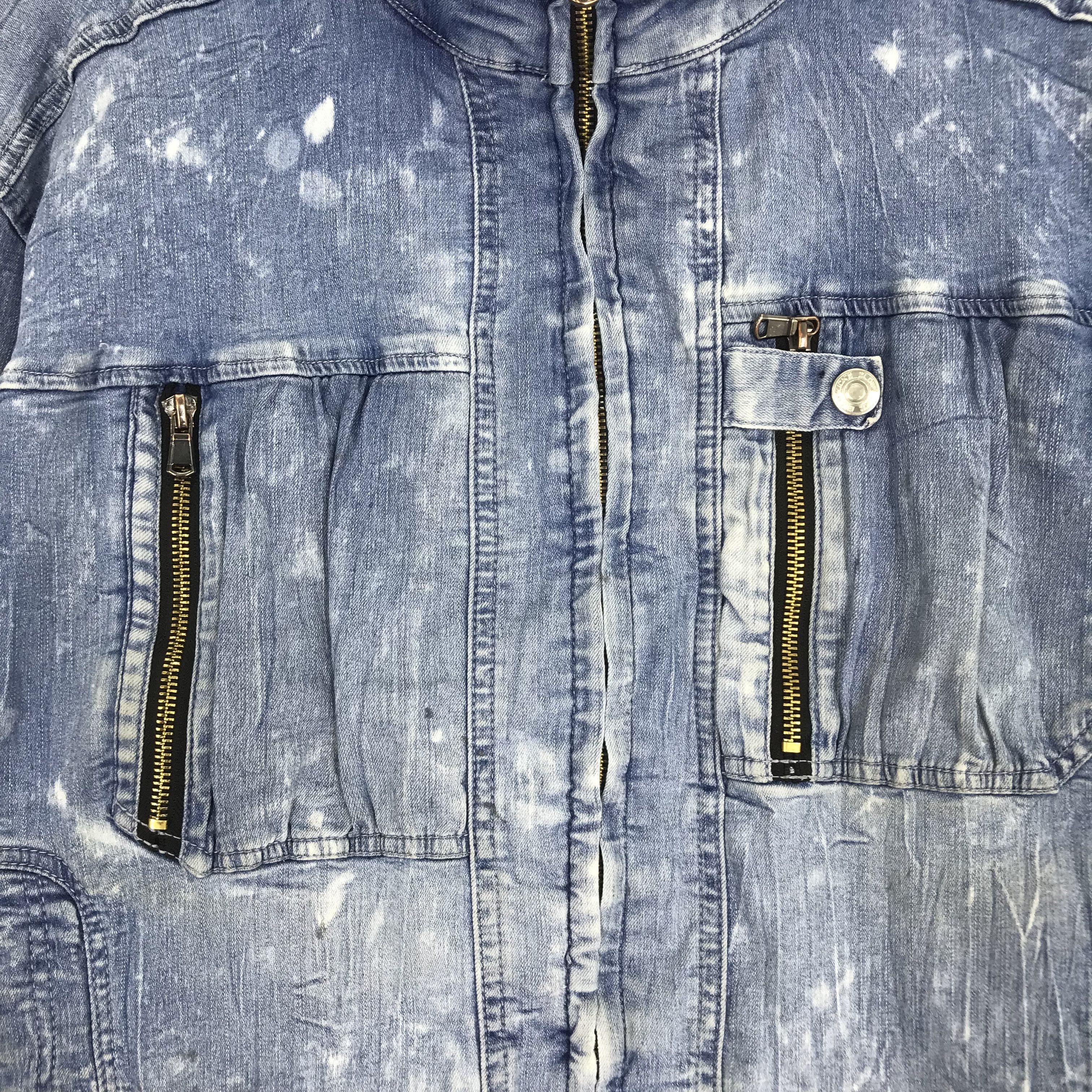Japanese Brand Japan Brand Glow Kicks Trucker Denim Jacket Size US M / EU 48-50 / 2 - 4 Thumbnail