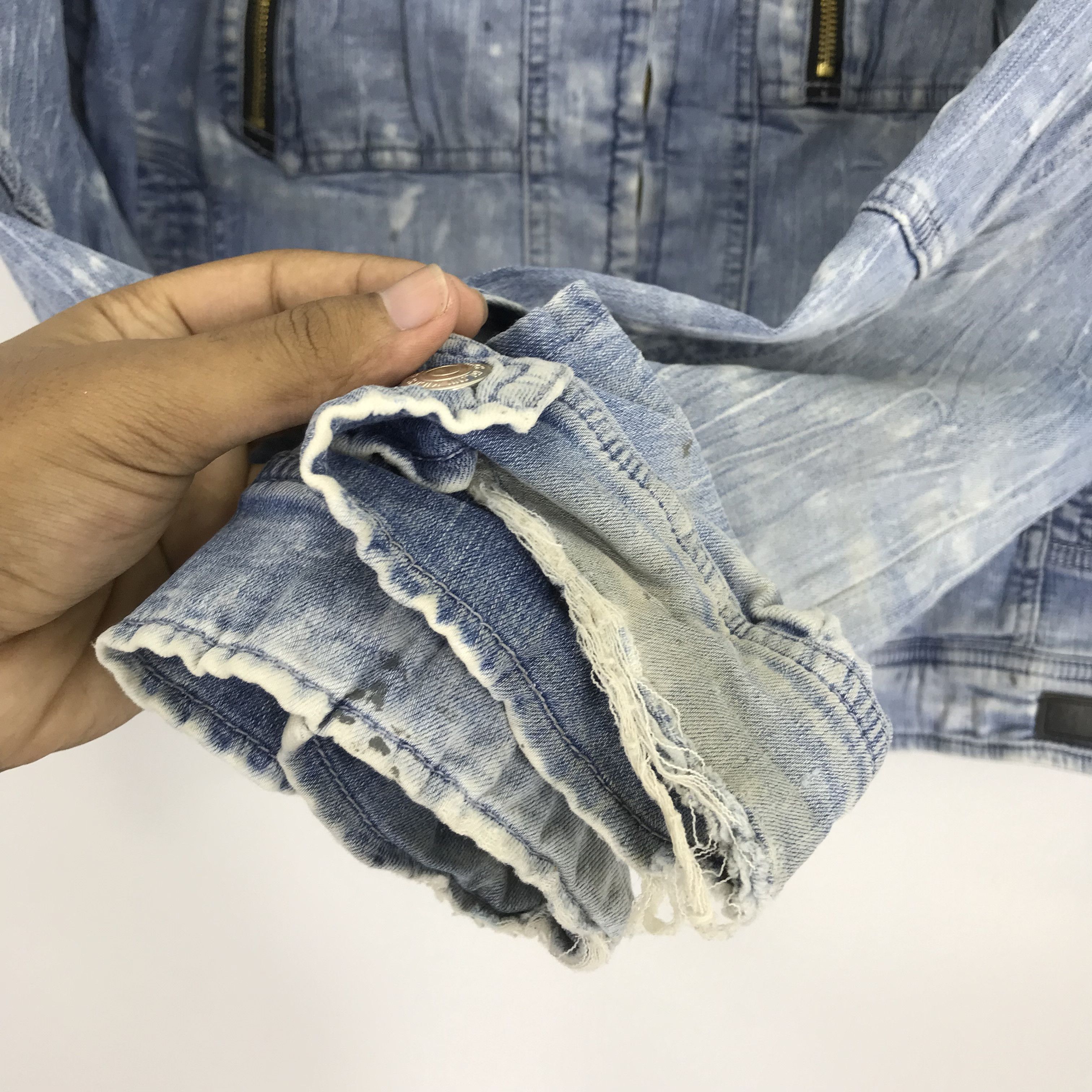 Japanese Brand Japan Brand Glow Kicks Trucker Denim Jacket Size US M / EU 48-50 / 2 - 6 Thumbnail