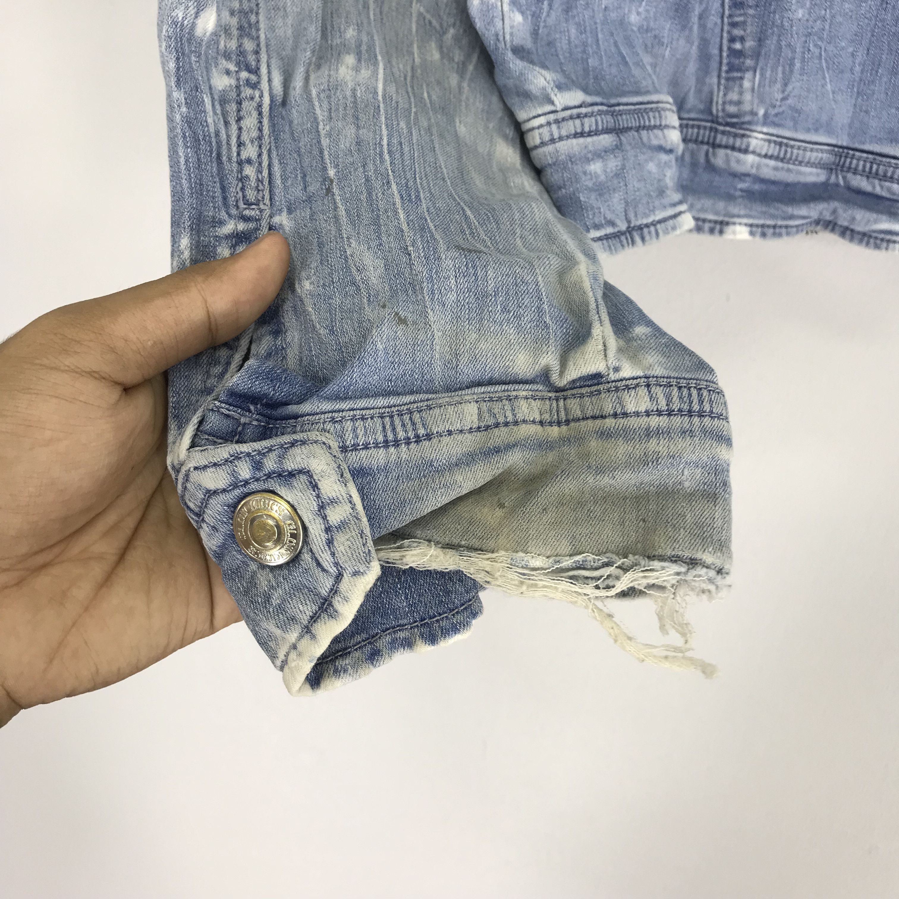 Japanese Brand Japan Brand Glow Kicks Trucker Denim Jacket Size US M / EU 48-50 / 2 - 8 Thumbnail