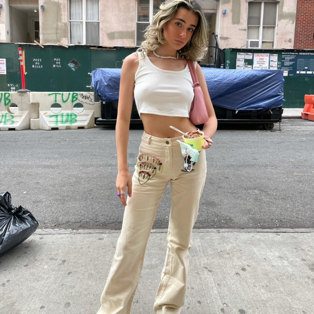 Dior Dior vintage cream pants Size 26" / US 2 / IT 38 - 2 Thumbnail