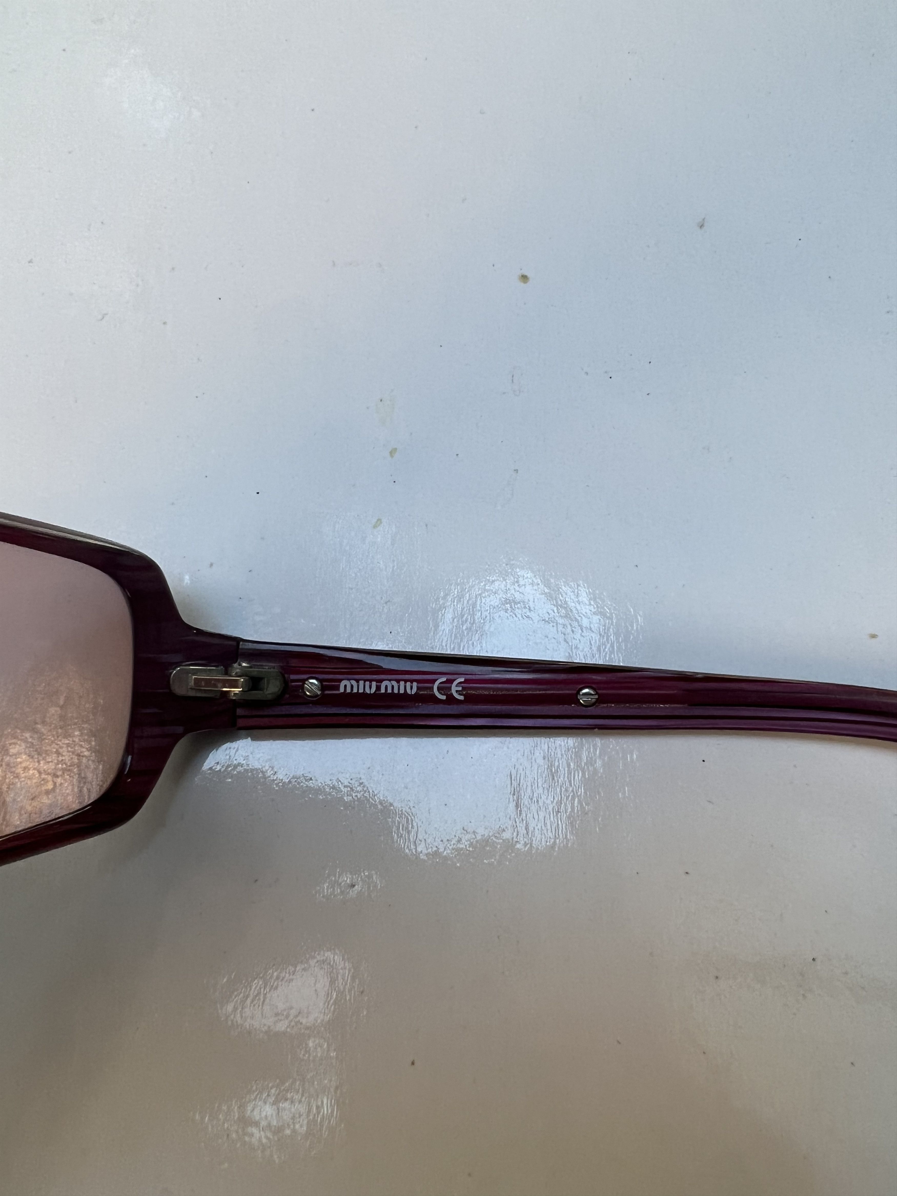 Miu Miu Miu Miu Tinted Colored Lens Sunglasses Size ONE SIZE - 2 Thumbnail