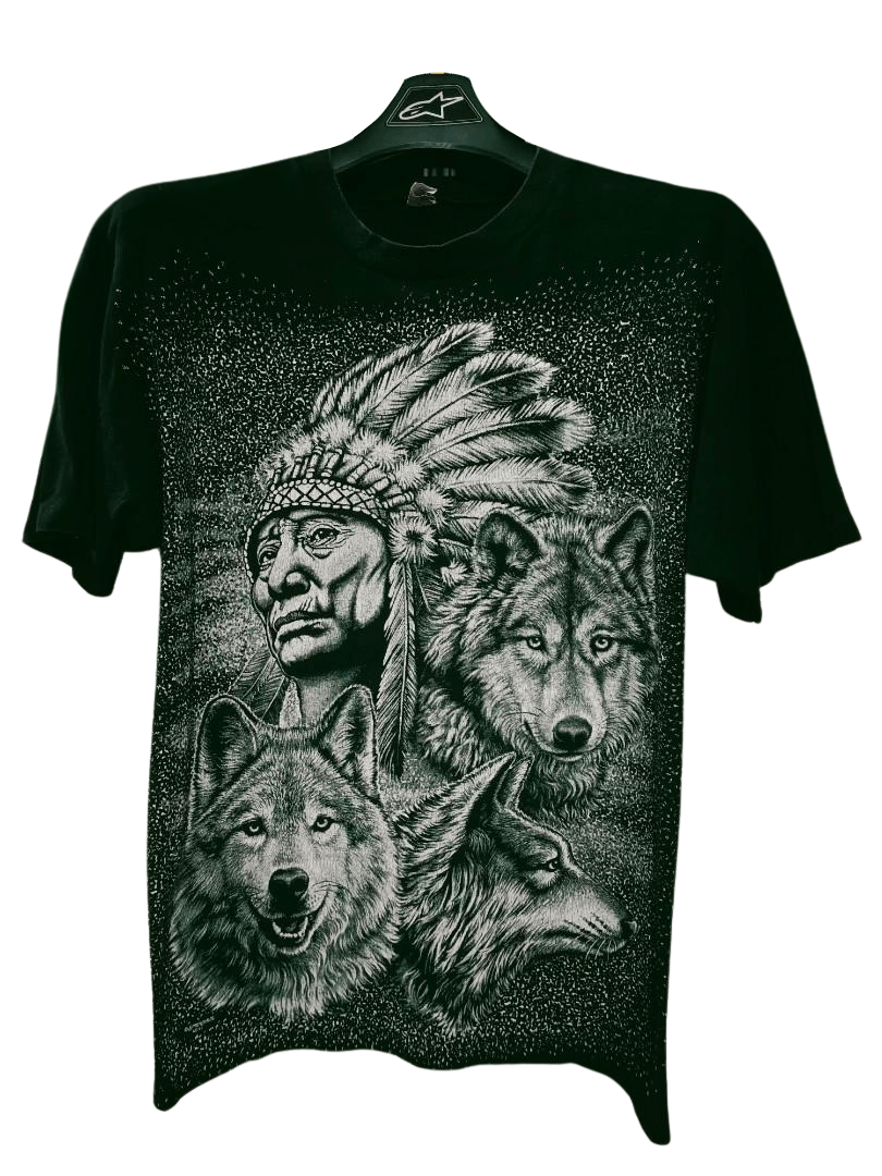 Native × Vintage Vintage native American poster shirt Size US L / EU 52-54 / 3 - 1 Thumbnail