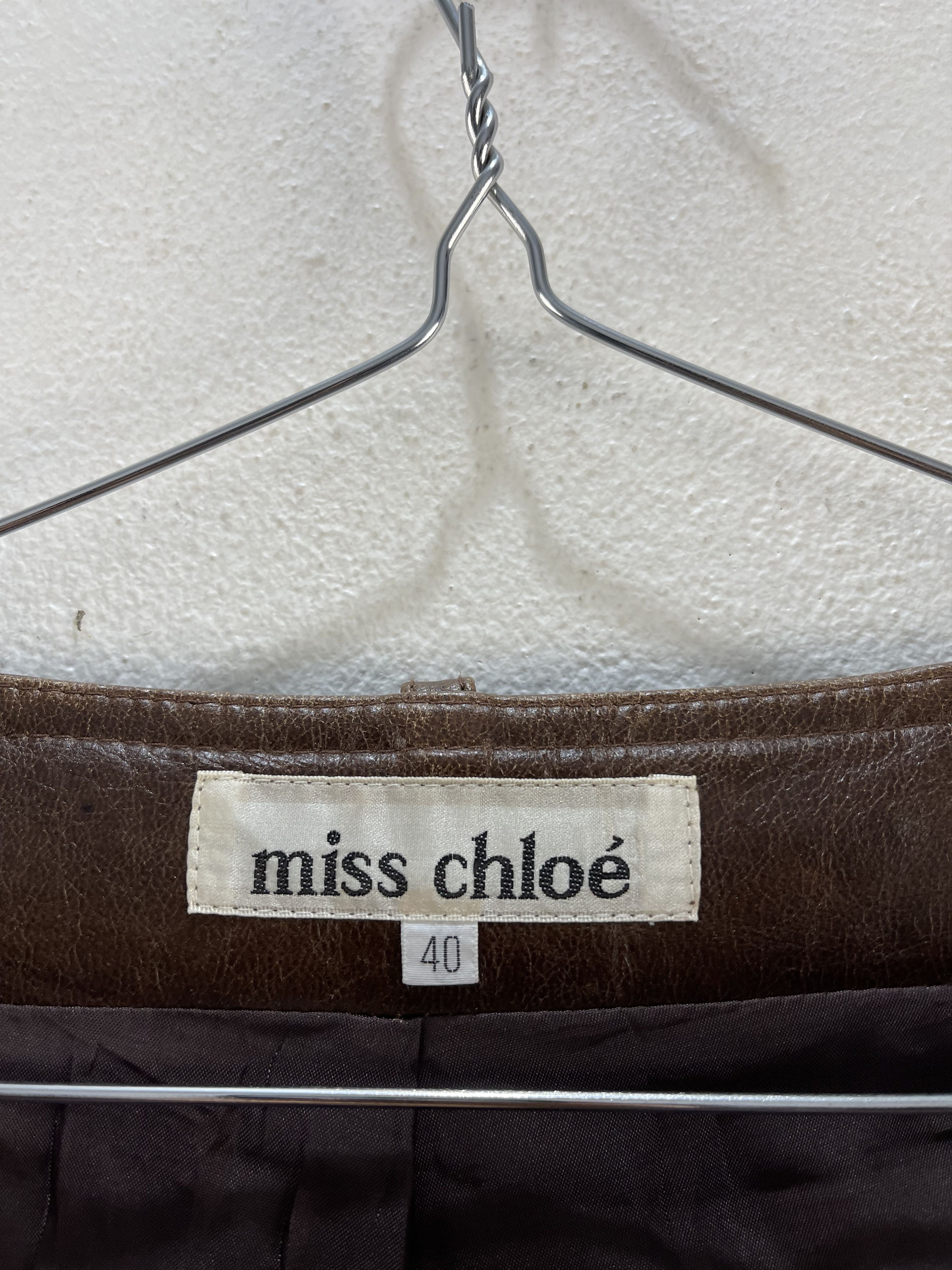 Chloe Miss Chloe Leather Pant Size 27" / US 4 / IT 40 - 11 Thumbnail