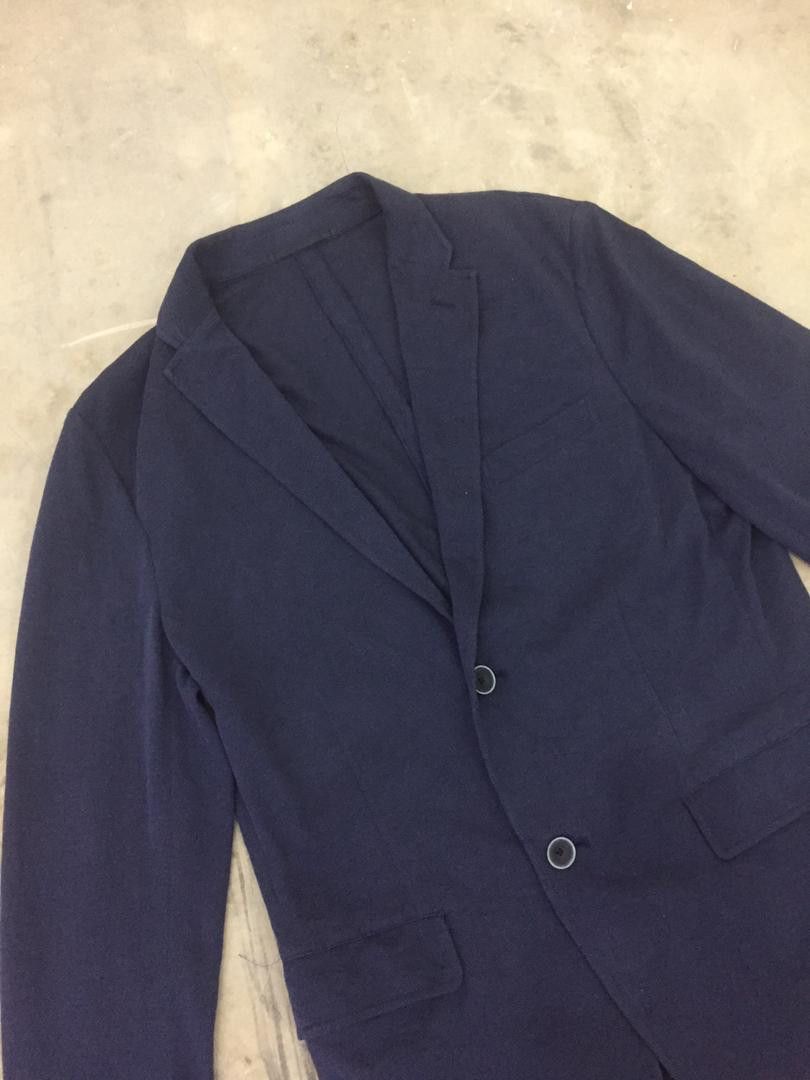 Japanese Brand × Uniqlo Uniqlo Tweed Jacket navy blue Size US S / EU 44-46 / 1 - 5 Thumbnail