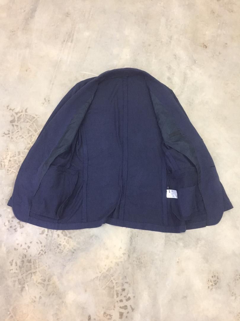 Japanese Brand × Uniqlo Uniqlo Tweed Jacket navy blue Size US S / EU 44-46 / 1 - 10 Thumbnail