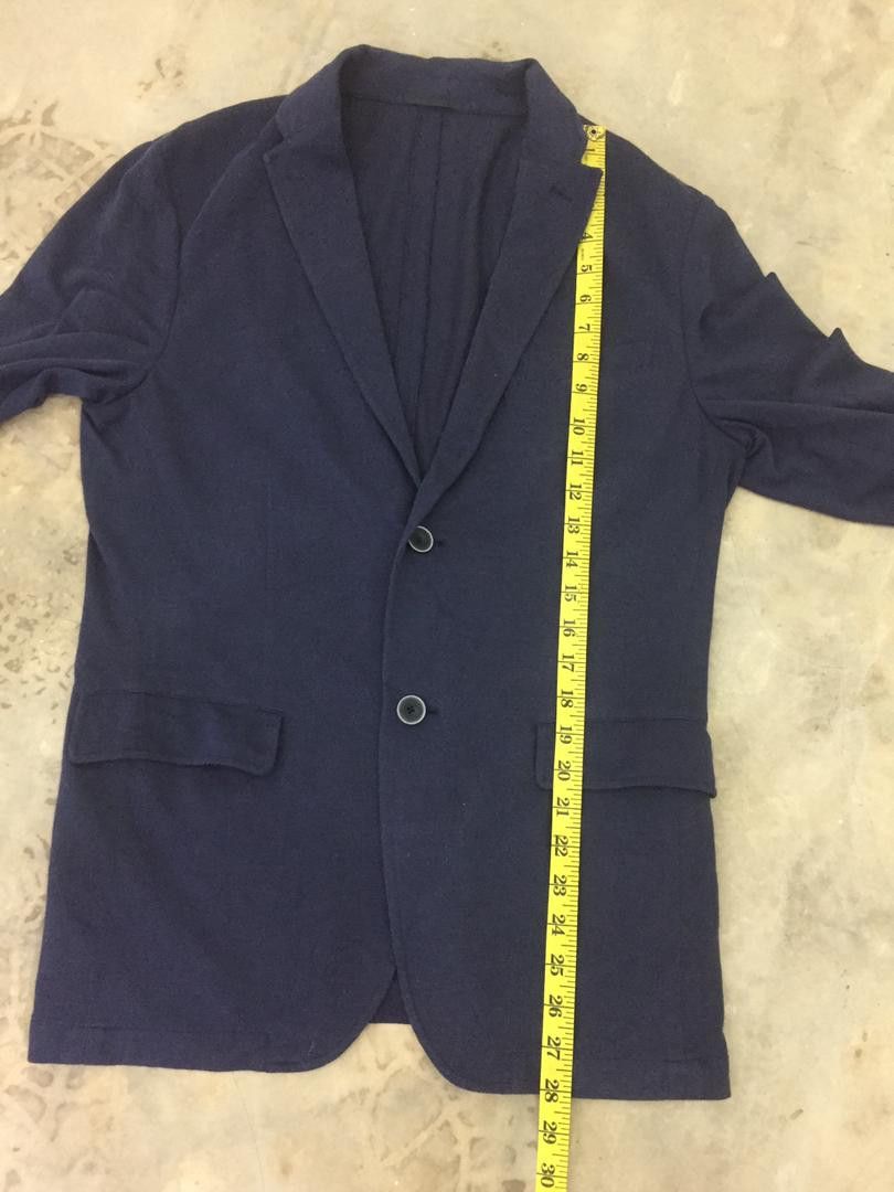 Japanese Brand × Uniqlo Uniqlo Tweed Jacket navy blue Size US S / EU 44-46 / 1 - 17 Thumbnail