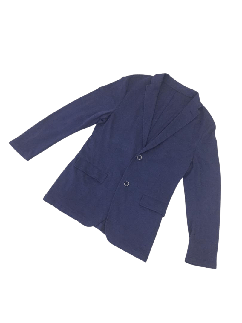 Japanese Brand × Uniqlo Uniqlo Tweed Jacket navy blue Size US S / EU 44-46 / 1 - 1 Thumbnail