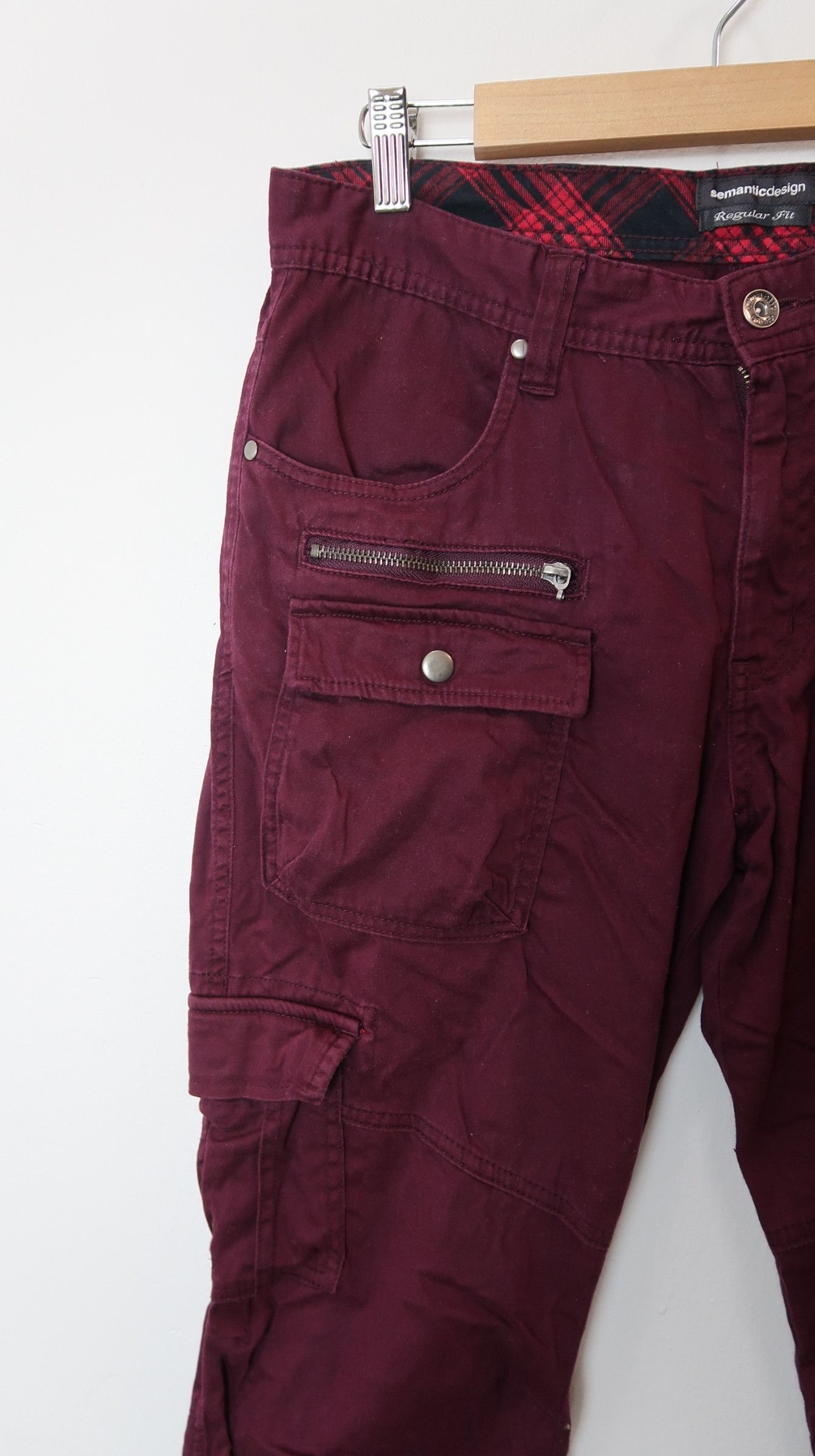 semanticdesign Semantic Design Multipocket Regular Fit Cargo Pants Size US 31 - 6 Thumbnail