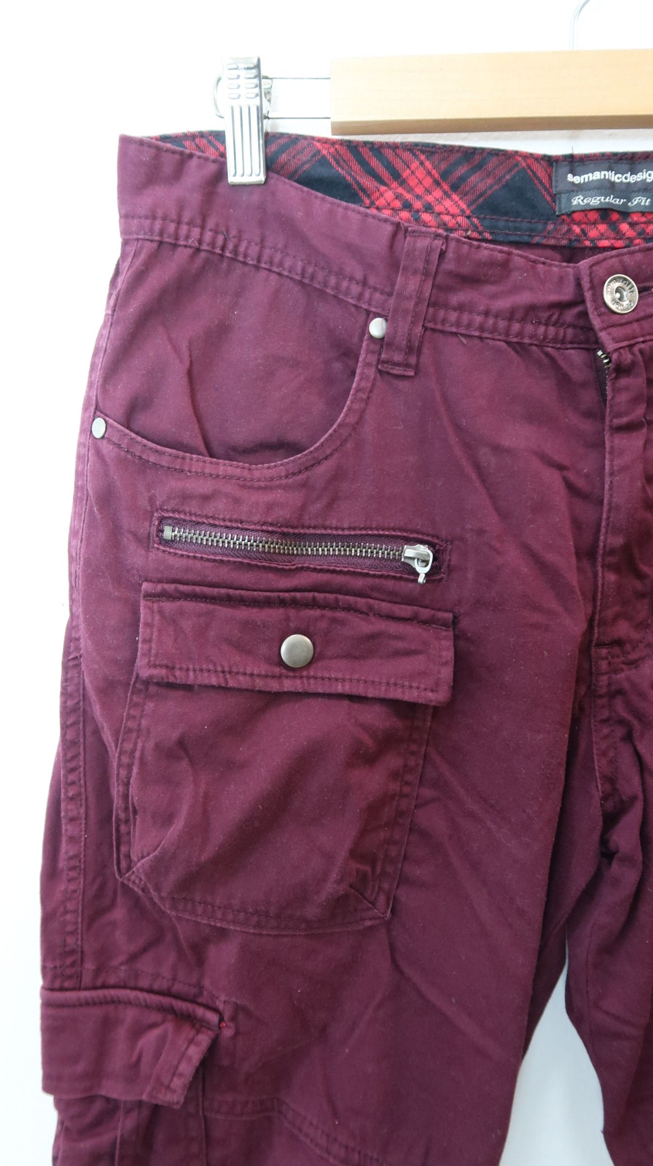 semanticdesign Semantic Design Multipocket Regular Fit Cargo Pants Size US 31 - 8 Thumbnail