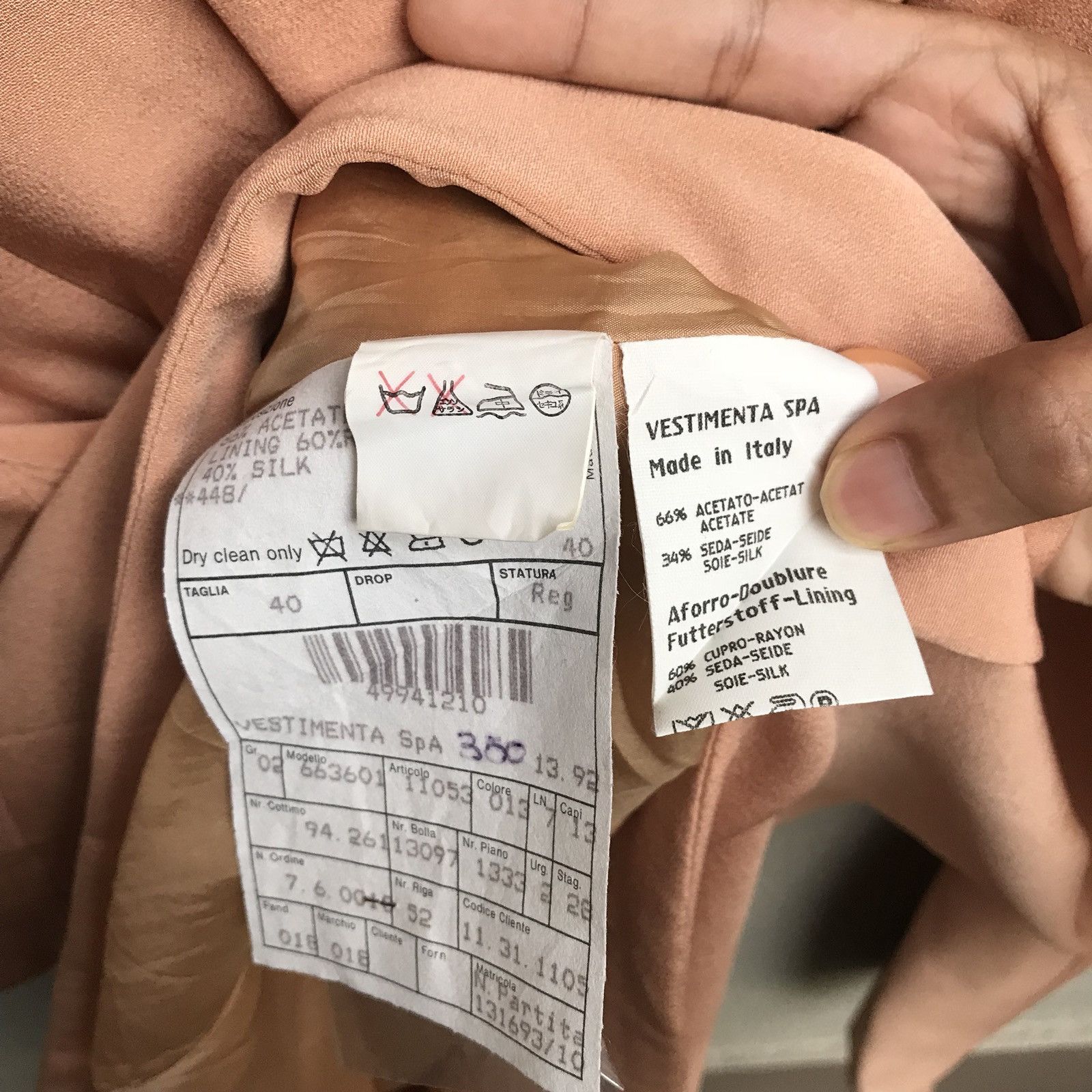 Giorgio Armani GIORGIO ARMANI Italy Long Coat Peach Size M / US 6-8 / IT 42-44 - 5 Thumbnail