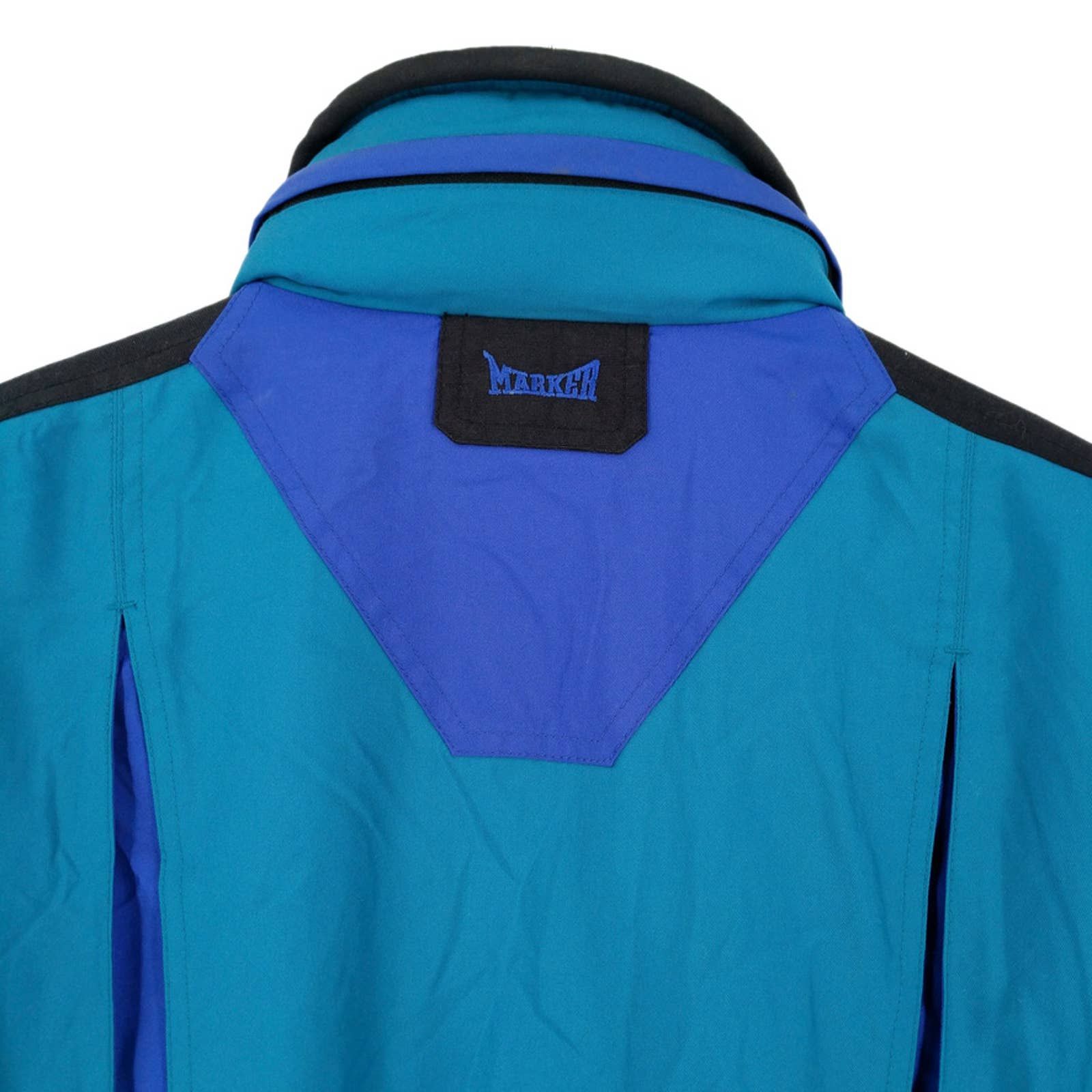 Vintage Marker Colorblock 80s Ski Snow Parka Utility Jacket