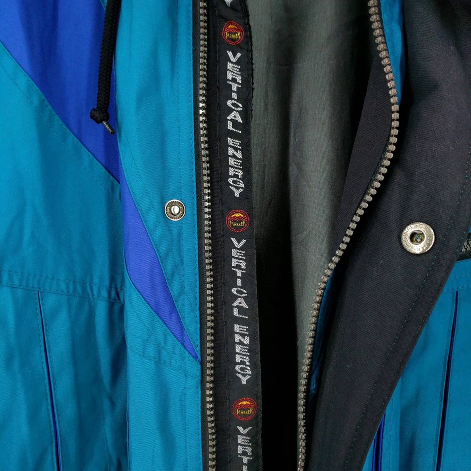 Vintage Marker Colorblock 80s Ski Snow Parka Utility Jacket