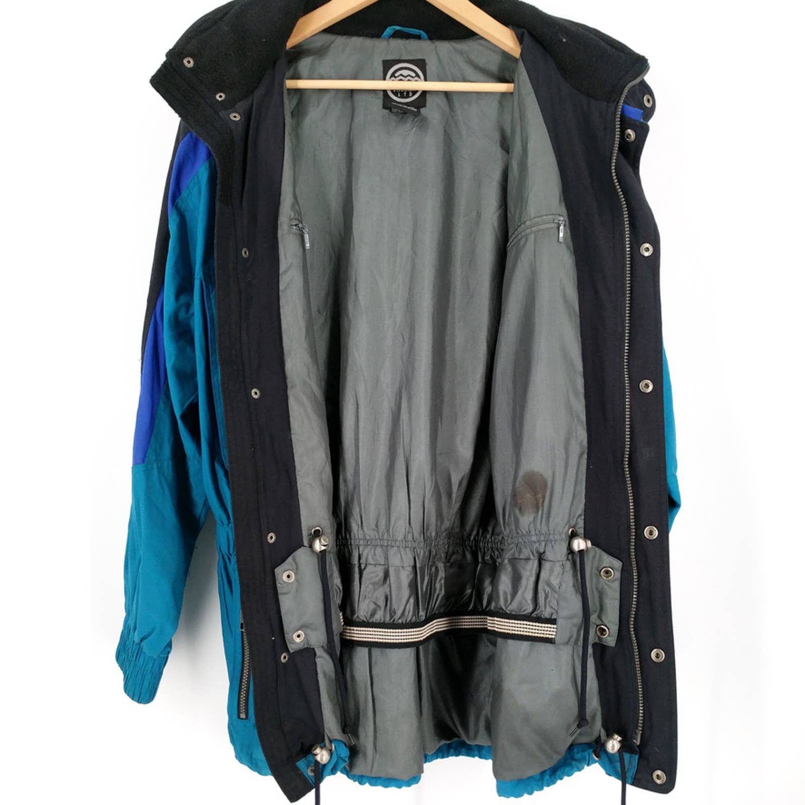 Vintage Marker Colorblock 80s Ski Snow Parka Utility Jacket