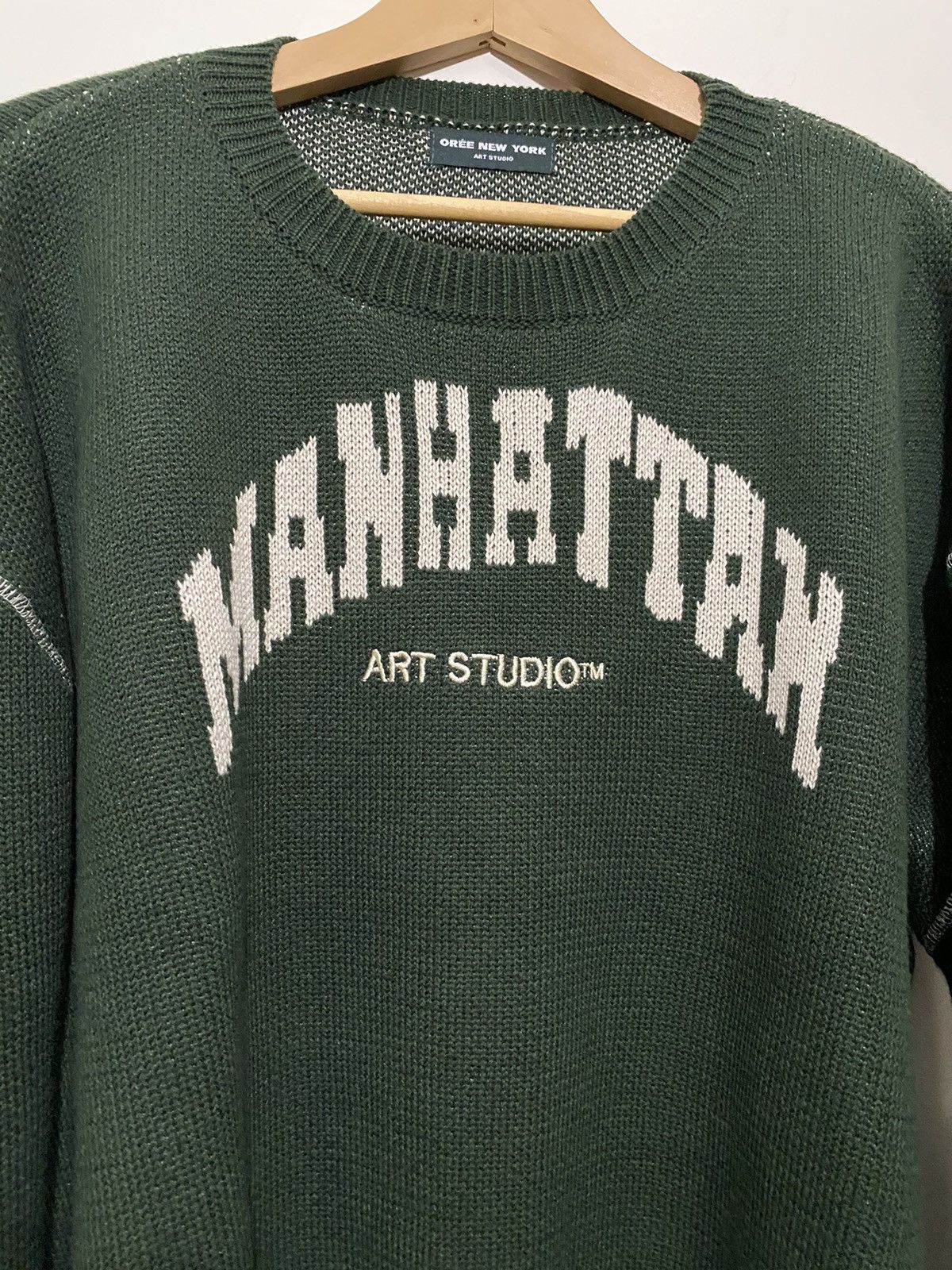 Oree New York Manhattan Art Studio Knit Sweater Green Size US S / EU 44-46 / 1 - 3 Thumbnail