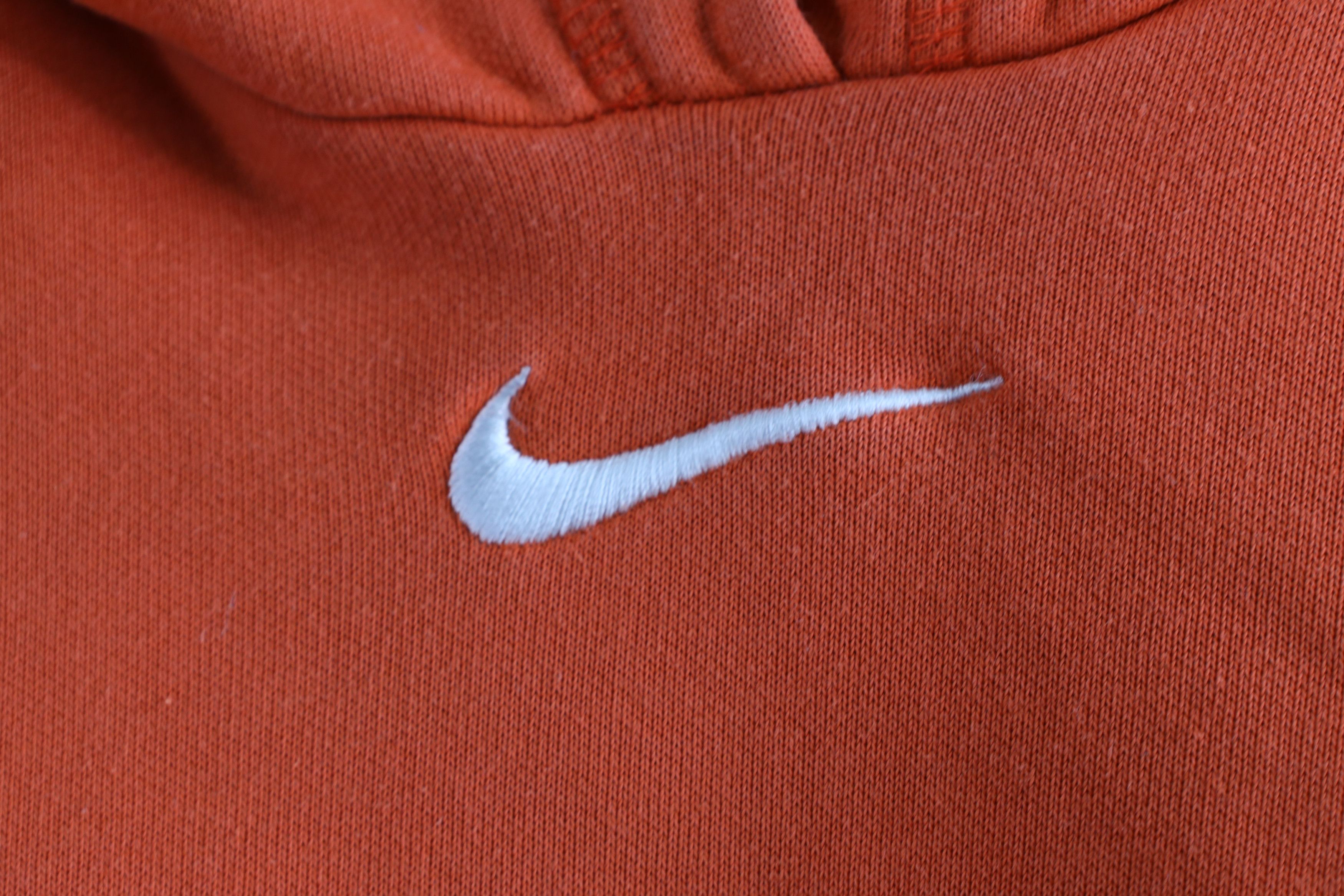 Nike Vintage Nike Travis Scott Swoosh Hoodie Sweatshirt Orange Size S / US 4 / IT 40 - 4 Thumbnail