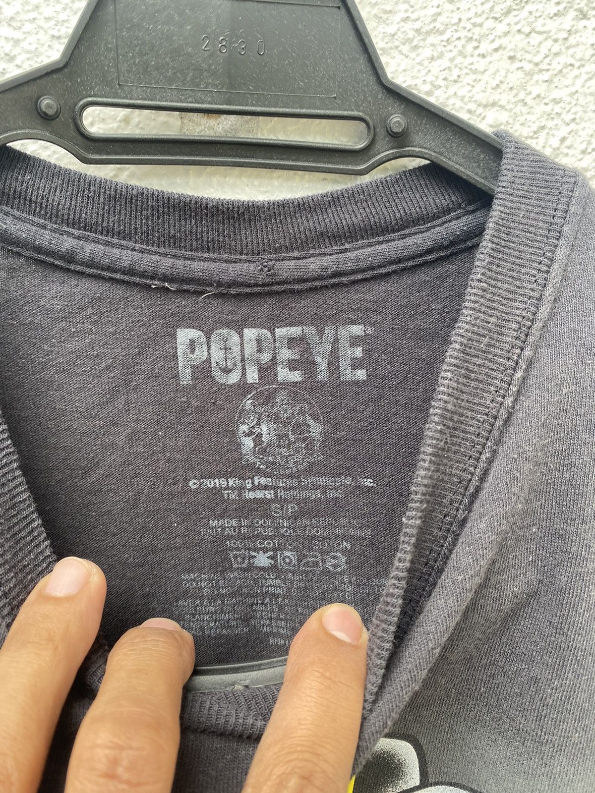 Cartoon Network × Vintage 90s Popeye Overprint Tee Size US S / EU 44-46 / 1 - 4 Thumbnail