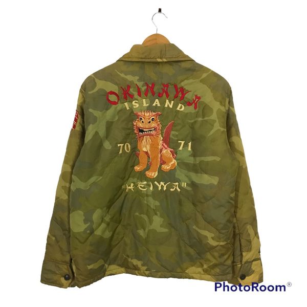 Sugar Cane VTG Okinawa Jacket x Toyo Enterprise Camo embroidery jacket Grailed