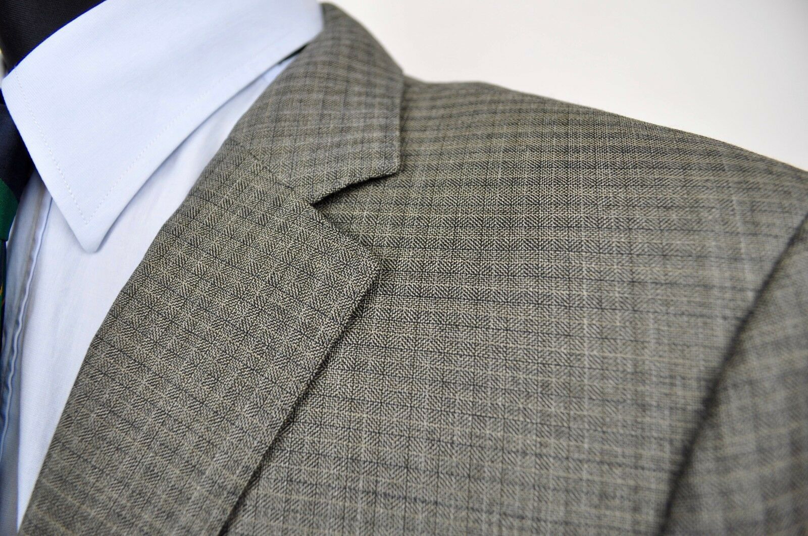 Hugo Boss HUGO BOSS Textured Check 100% Wool Blazer 40 UK Grey Jacket Size 40R - 4 Thumbnail