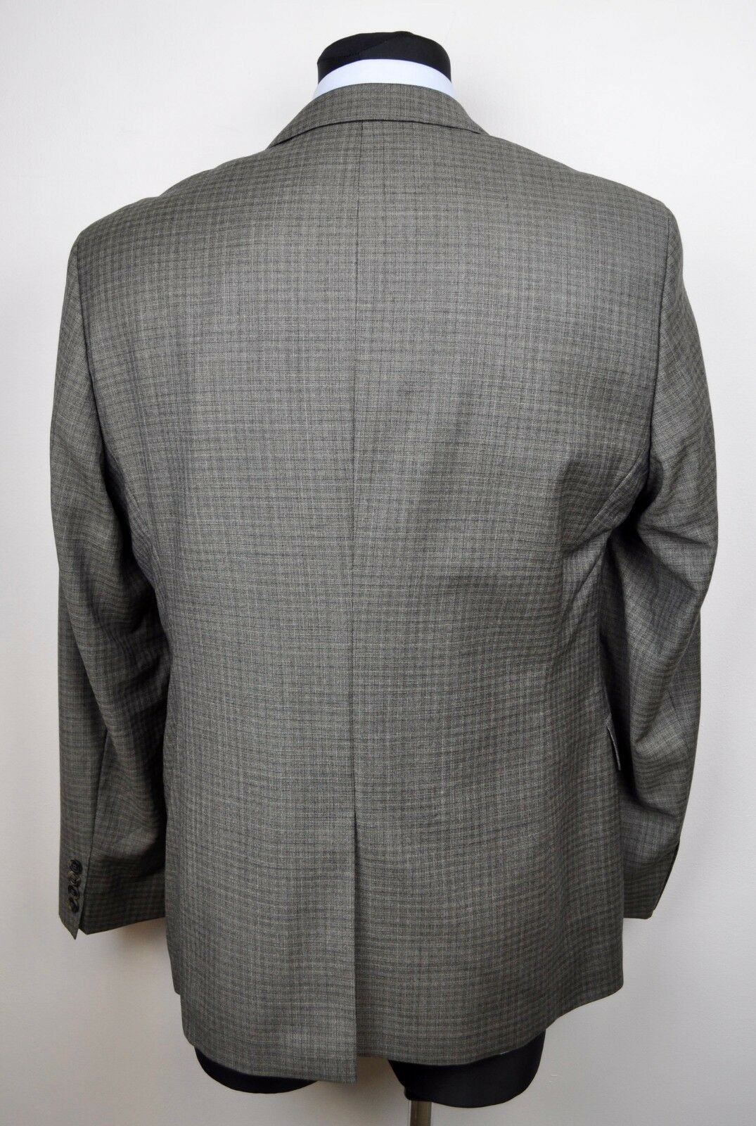 Hugo Boss HUGO BOSS Textured Check 100% Wool Blazer 40 UK Grey Jacket Size 40R - 6 Thumbnail